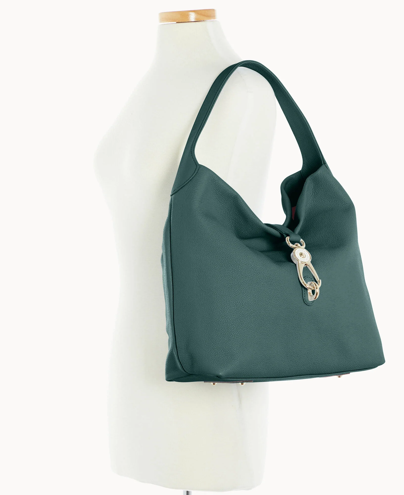 Belvedere Logo Lock Shoulder Bag - Image 8