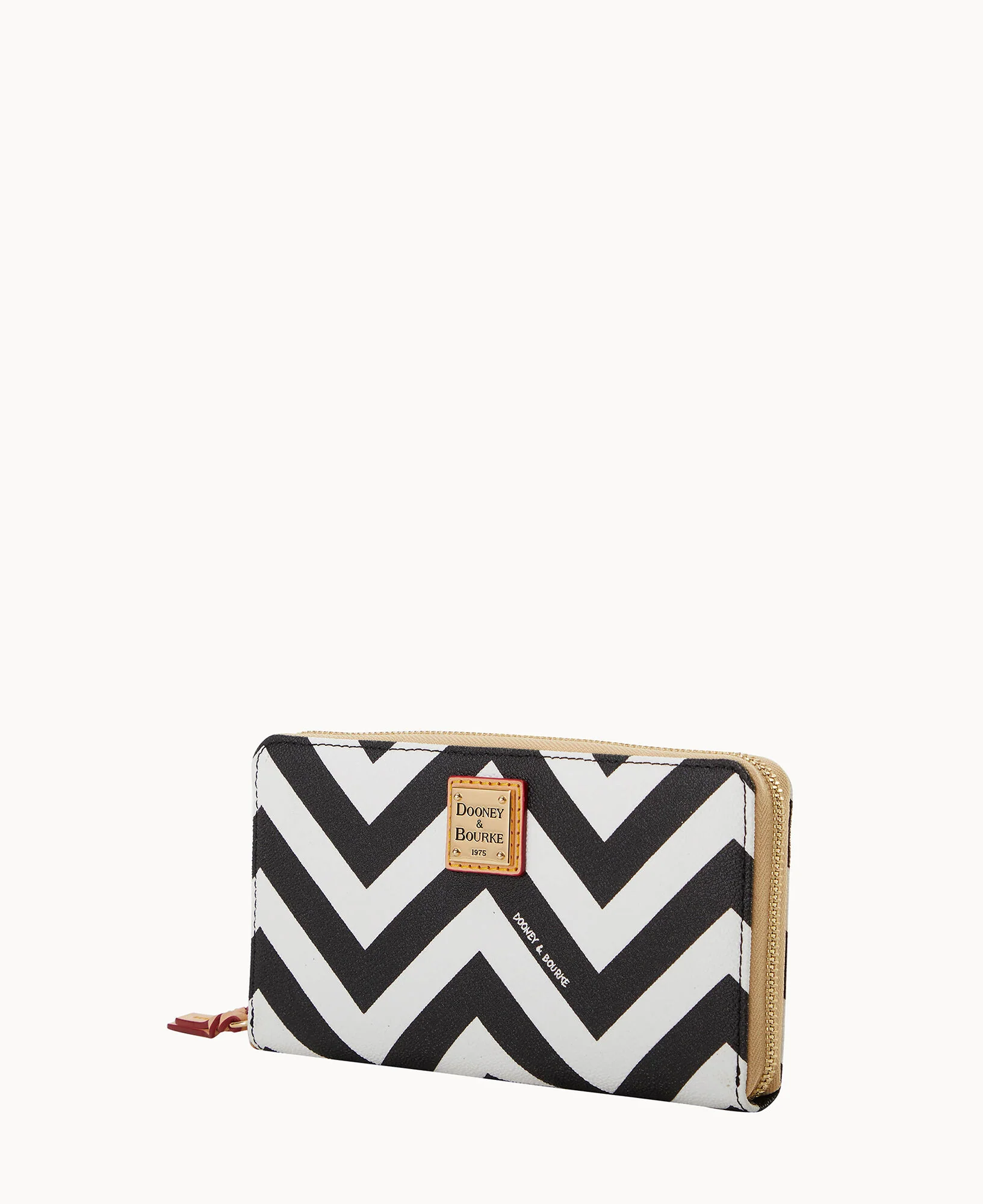 Chevron Large Zip Around Wallet - Image 2