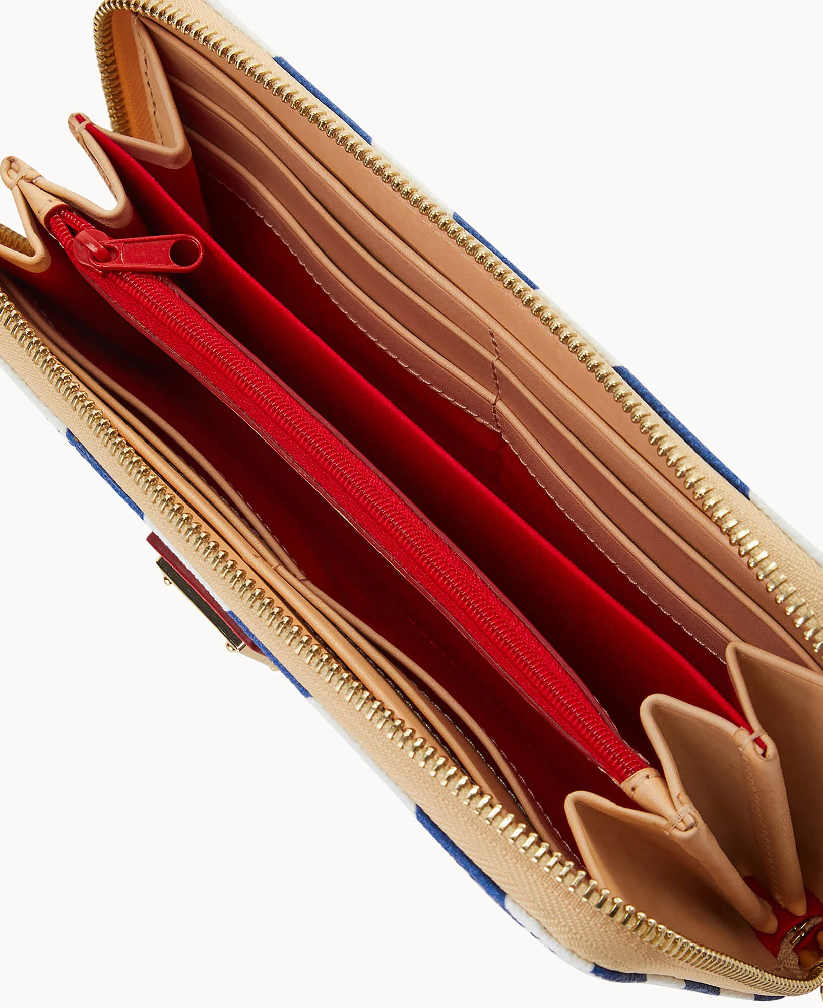 Chevron Large Zip Around Wallet - Image 3