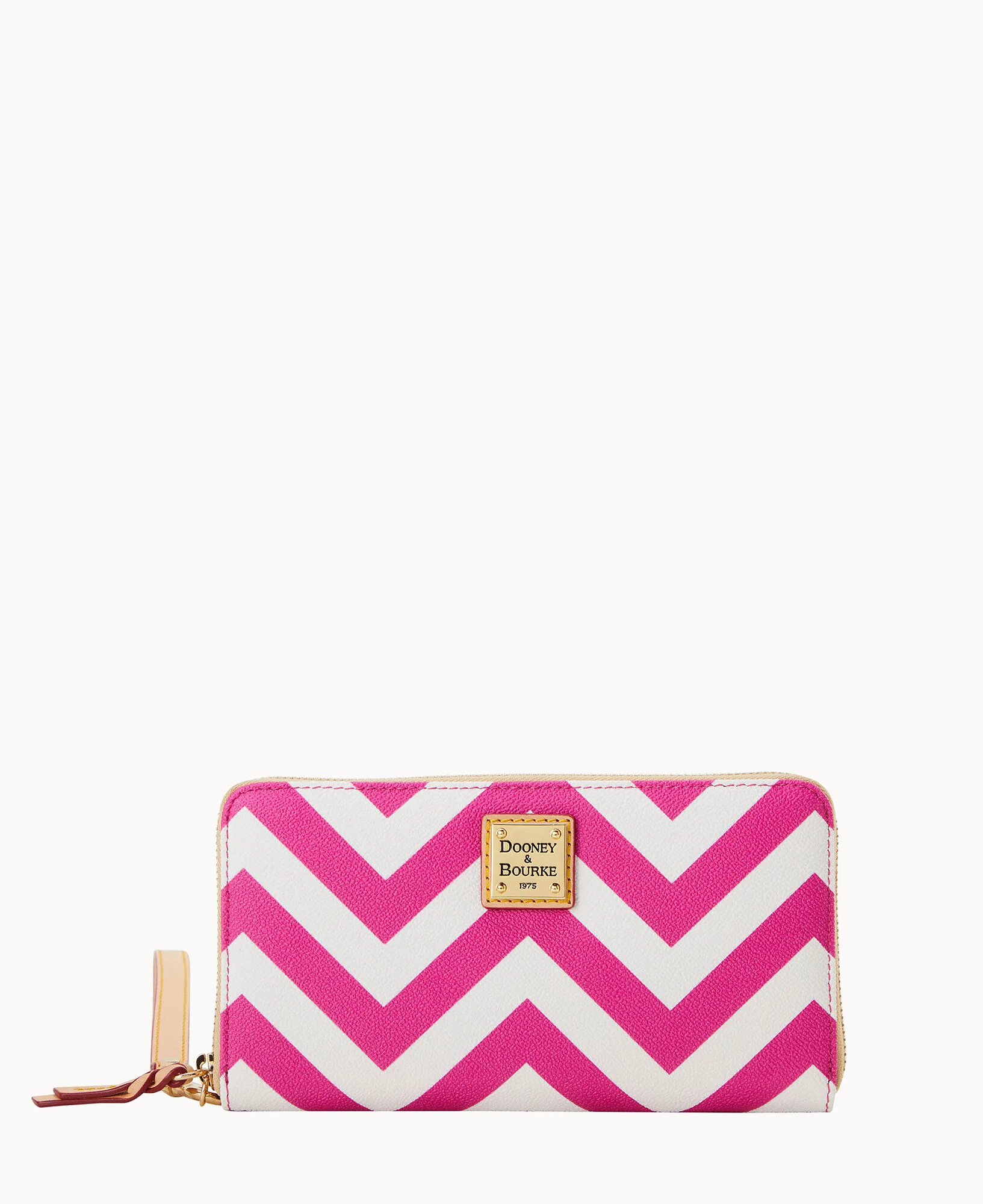 Chevron Large Zip Around Wallet - Image 7