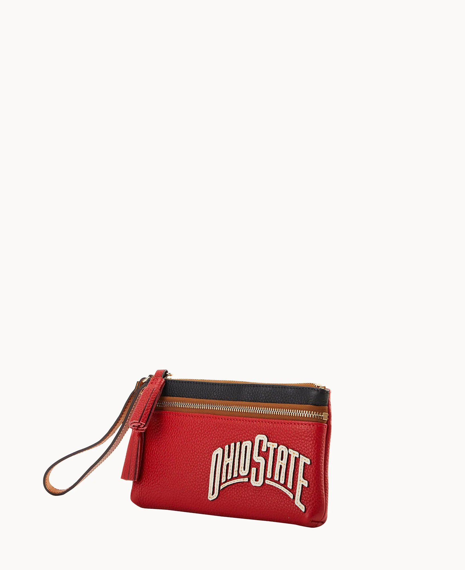 Collegiate Ohio State University Double Zip Wristlet - Image 2