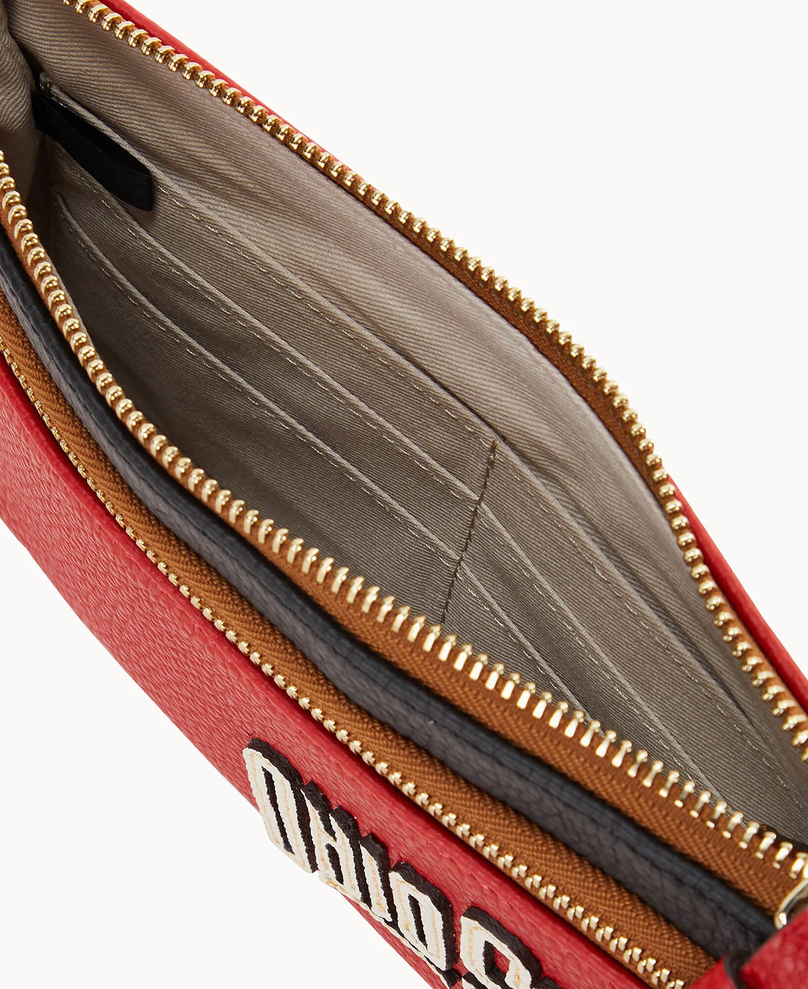 Collegiate Ohio State University Double Zip Wristlet - Image 3