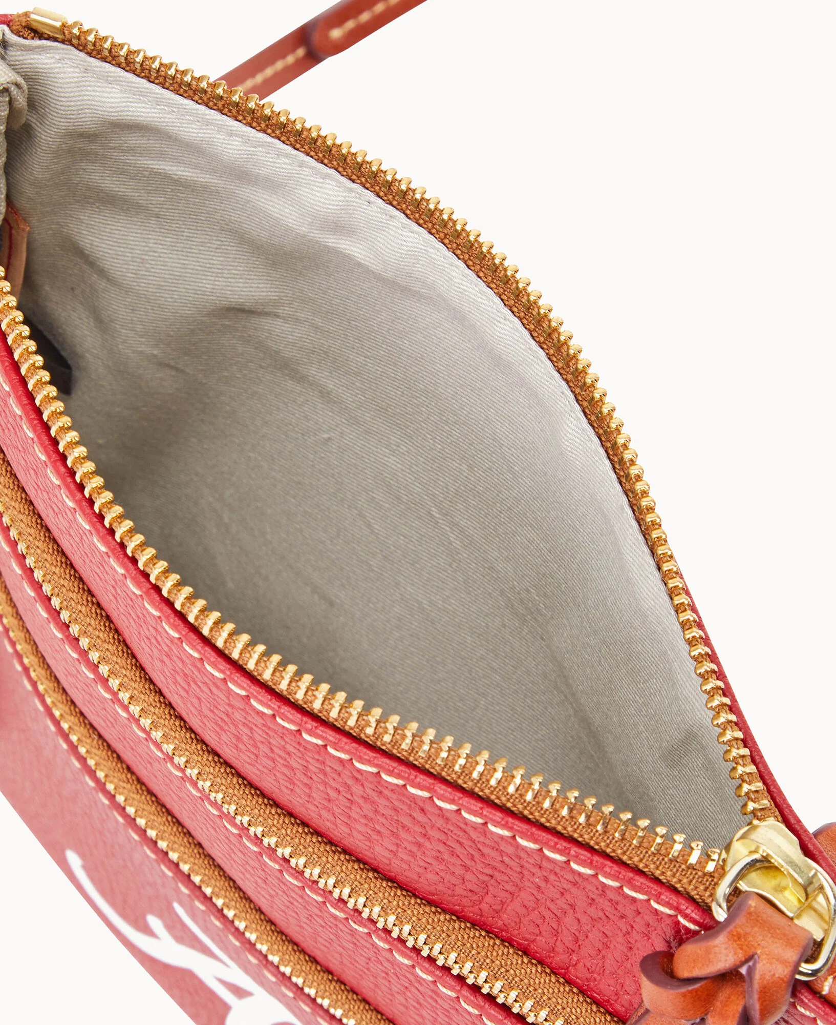 Collegiate University of Alabama Triple Zip Crossbody - Image 3