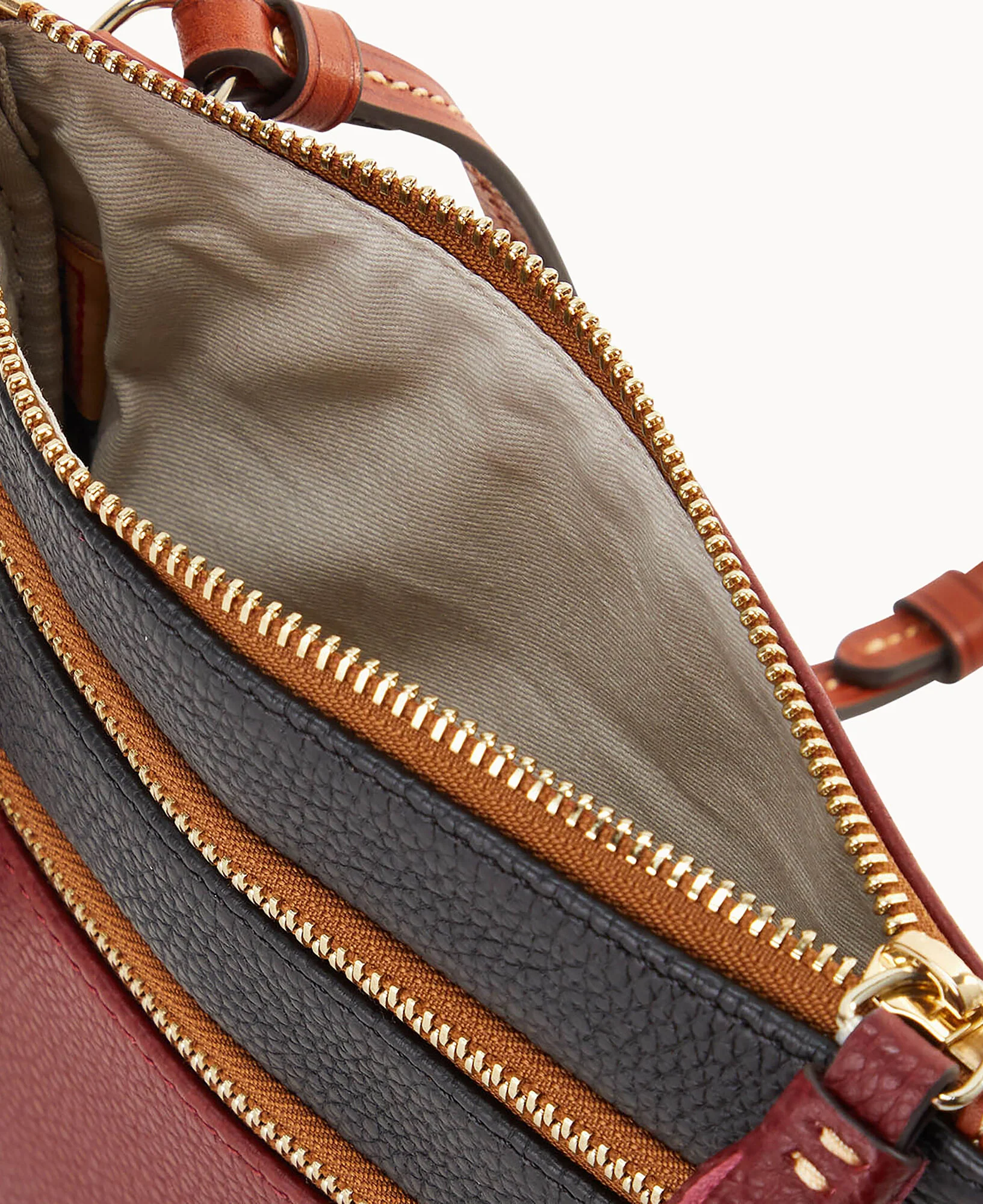 Collegiate University of Alabama Triple Zip Crossbody - Image 3
