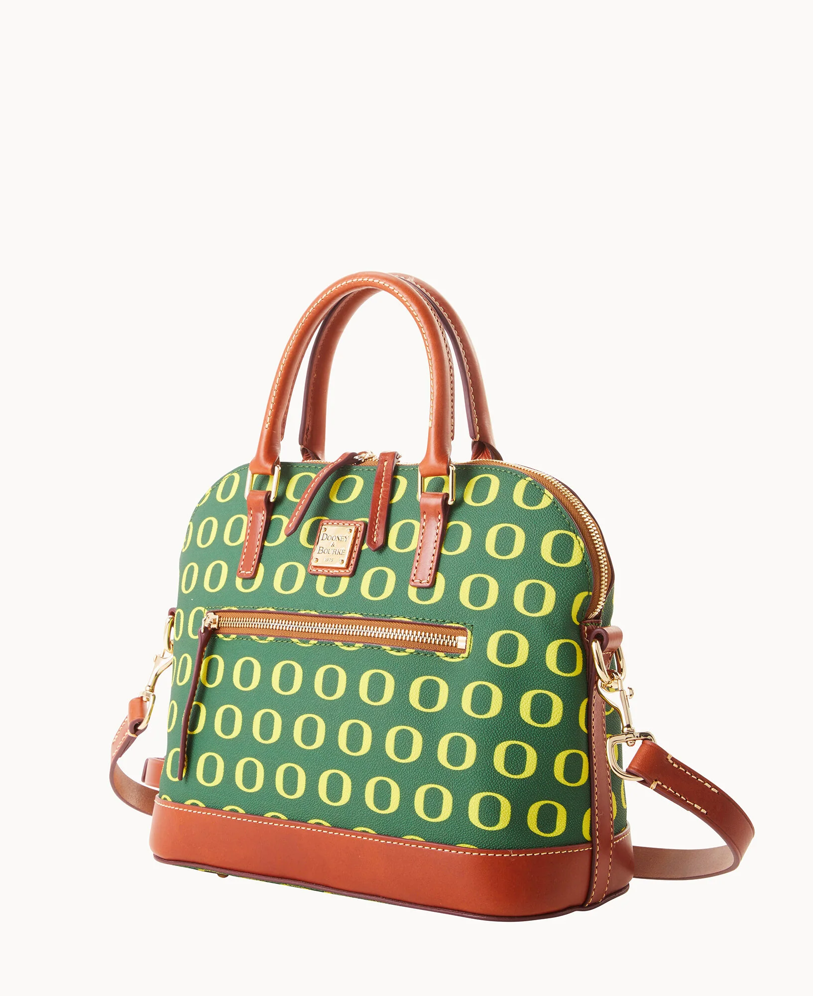 Collegiate University of Oregon Domed Zip Satchel - Image 2
