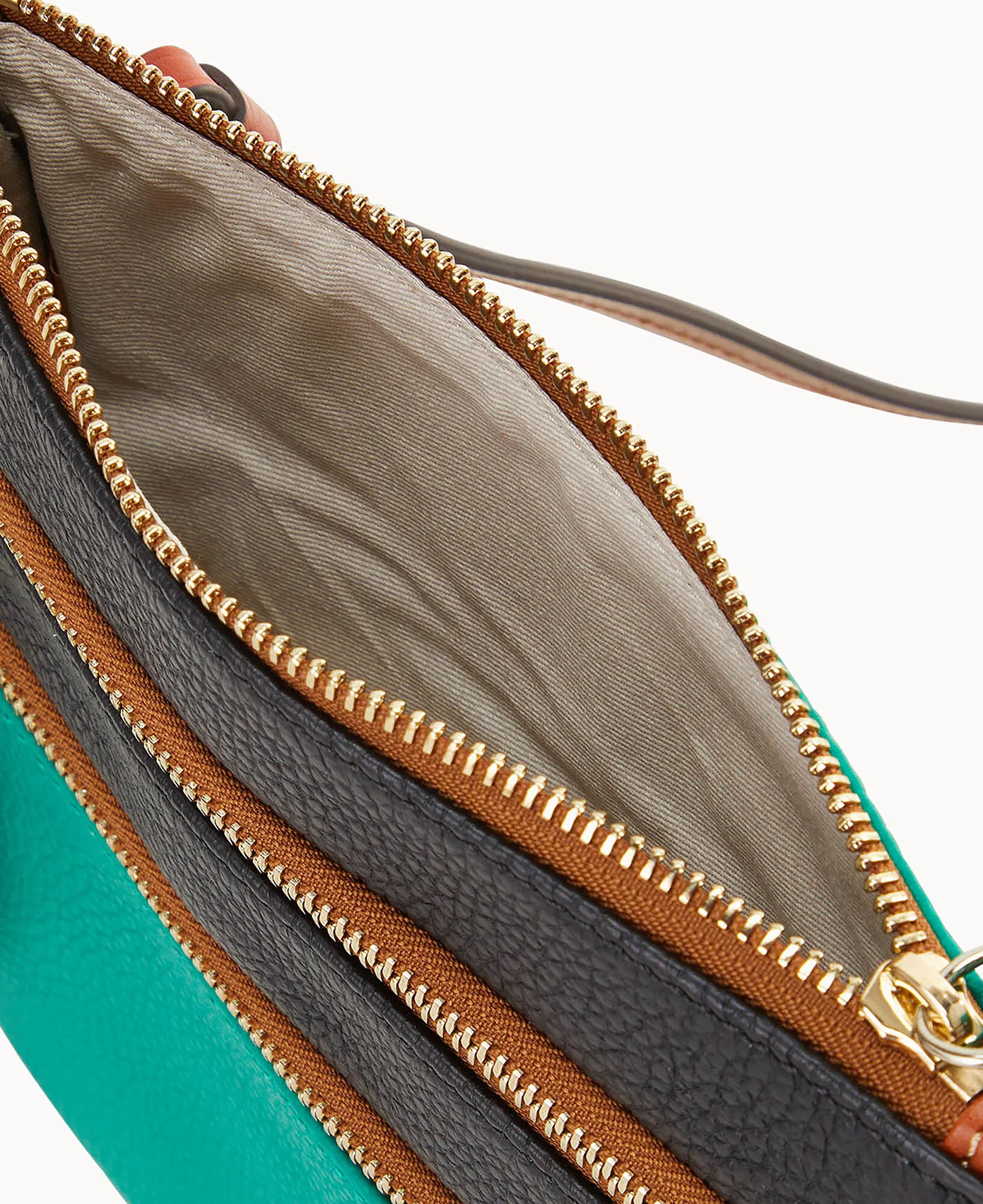 Collegiate University of Oregon Triple Zip Crossbody - Image 3