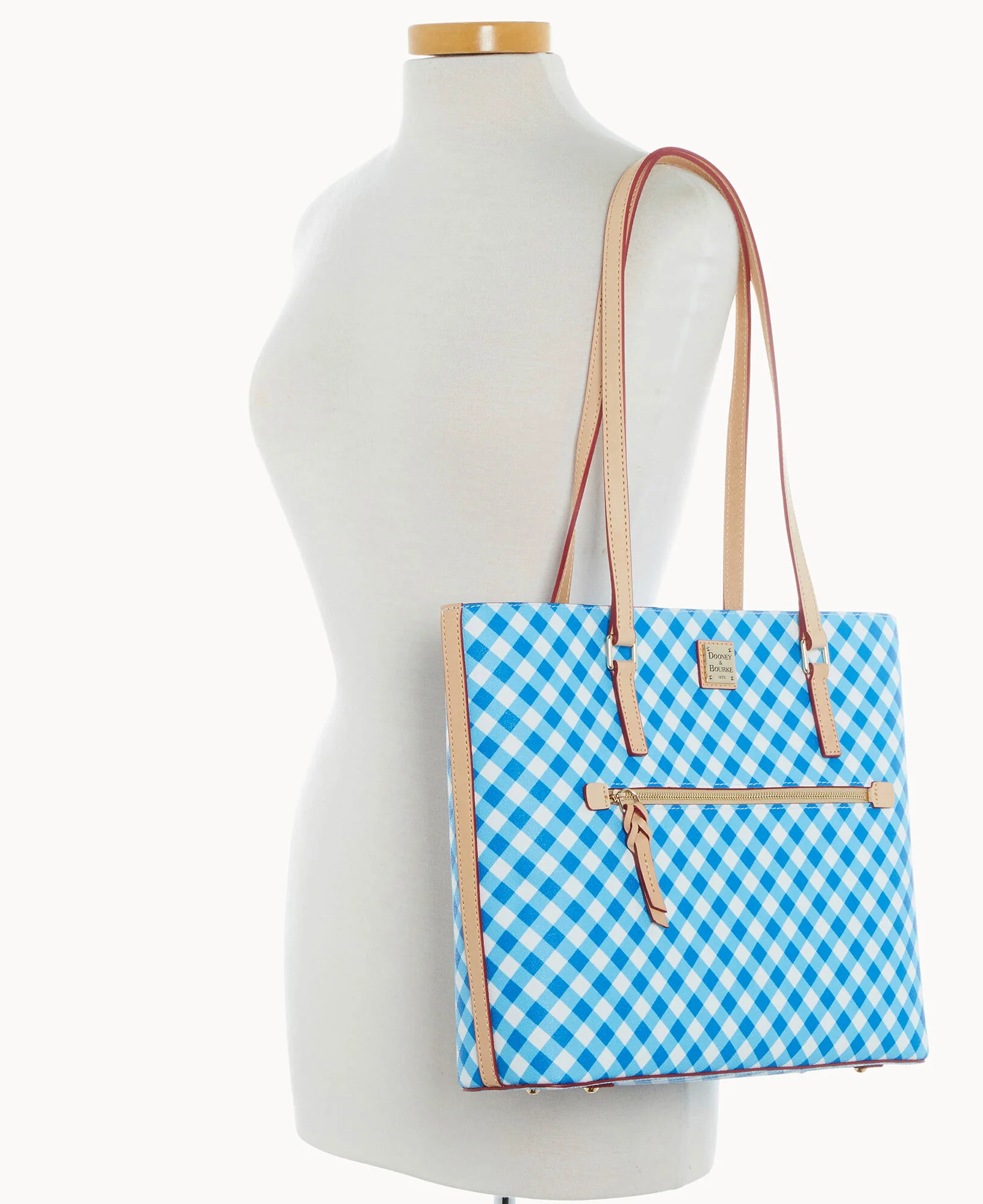 Gingham II Large Shopper - Image 12