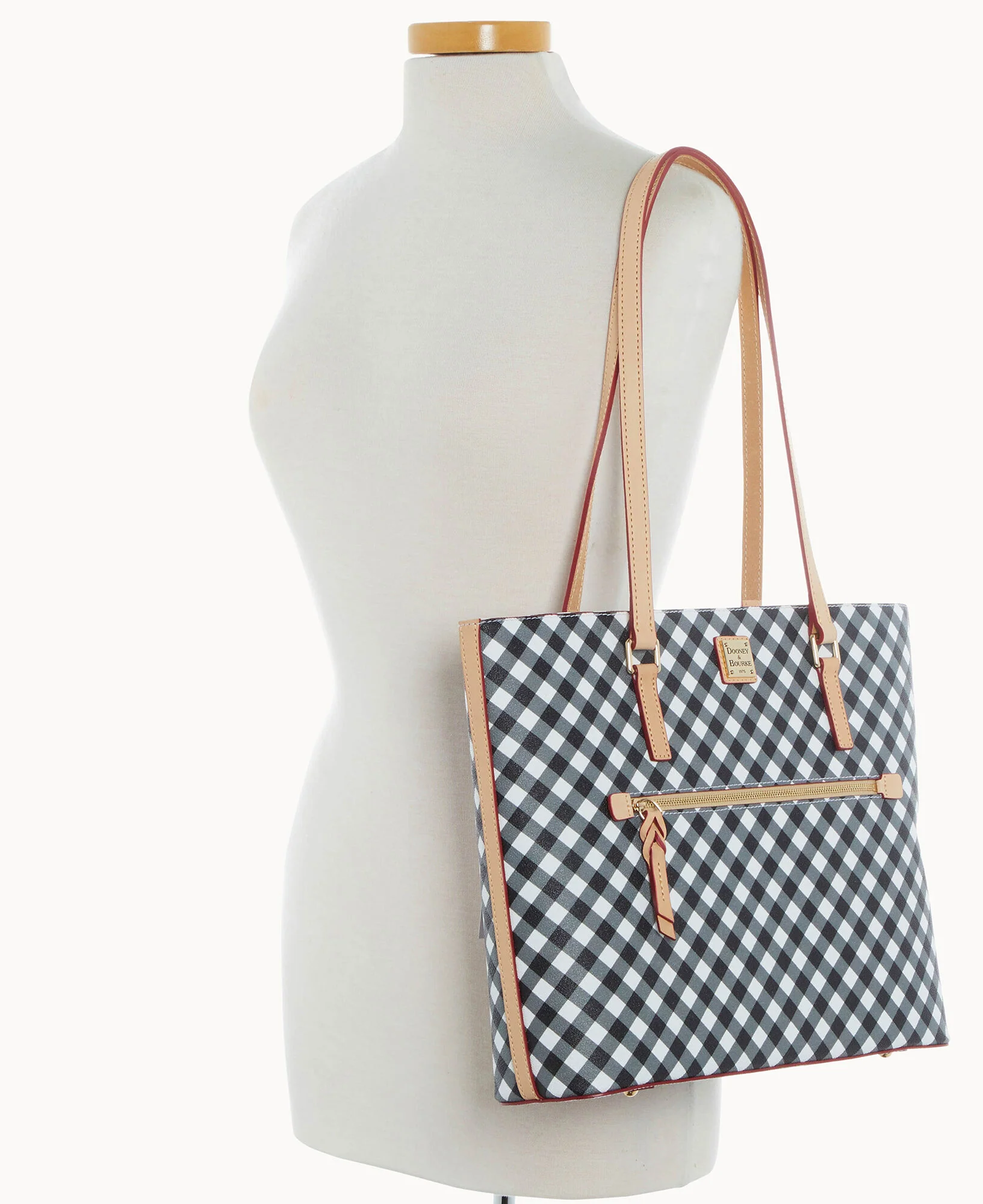 Gingham II Large Shopper - Image 8