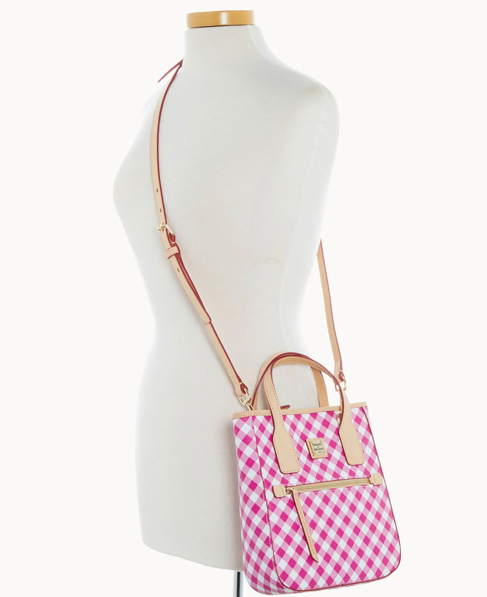 Gingham II Small Handle Tote - Image 10