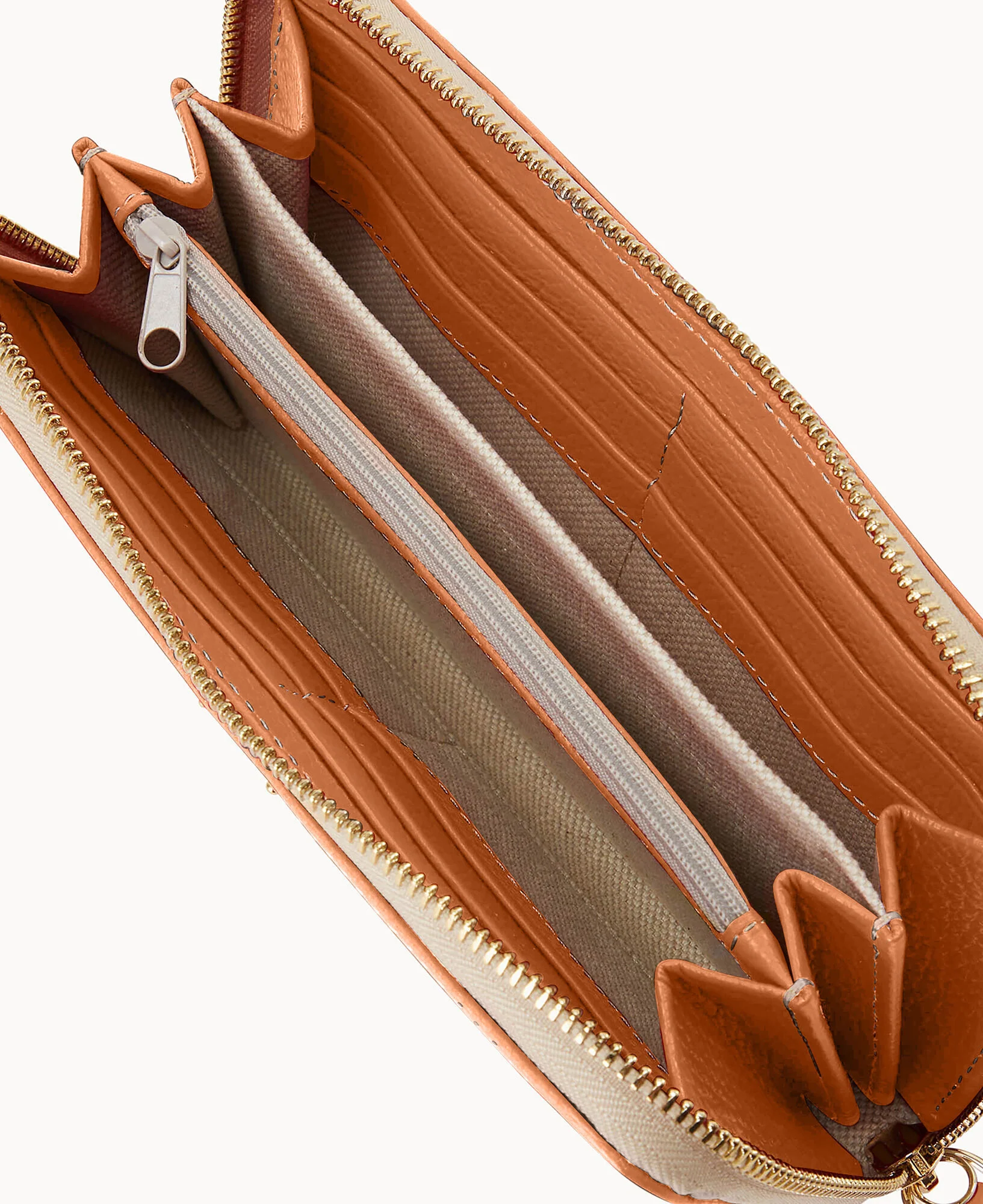 Lucca Leather Large Zip Around Wristlet - Image 9