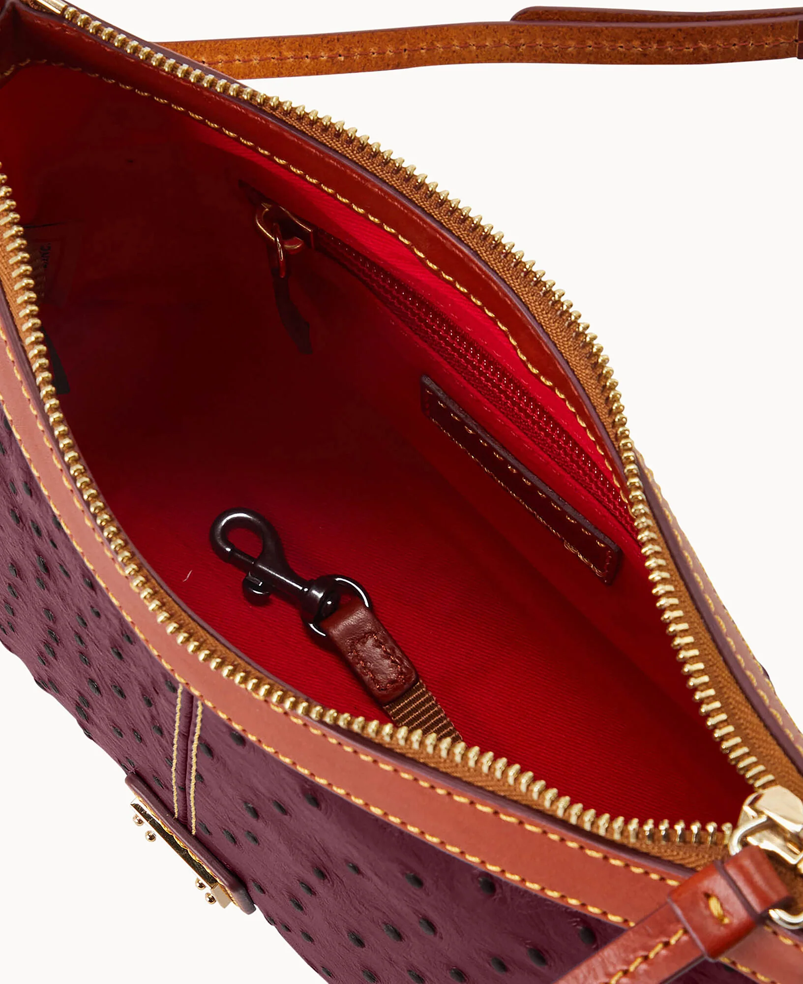 Ostrich Crossbody Pouch - Image 23