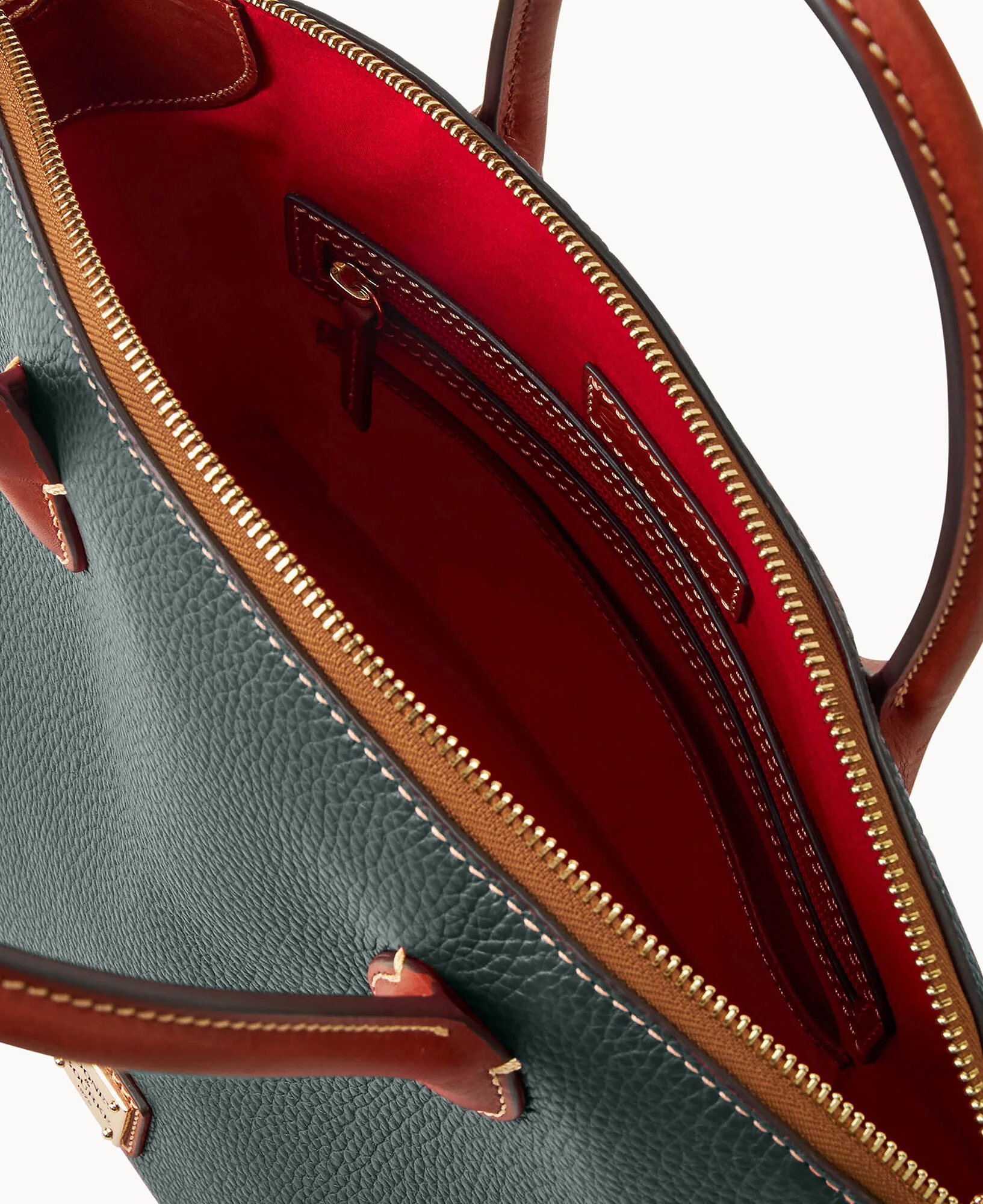 Pebble Grain Domed Satchel - Image 38