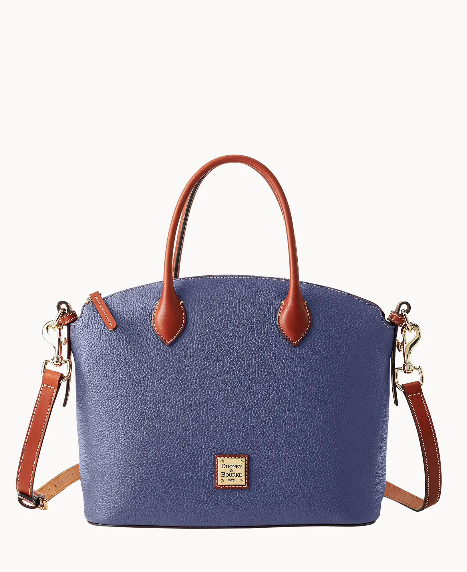 Pebble Grain Domed Satchel - Image 51