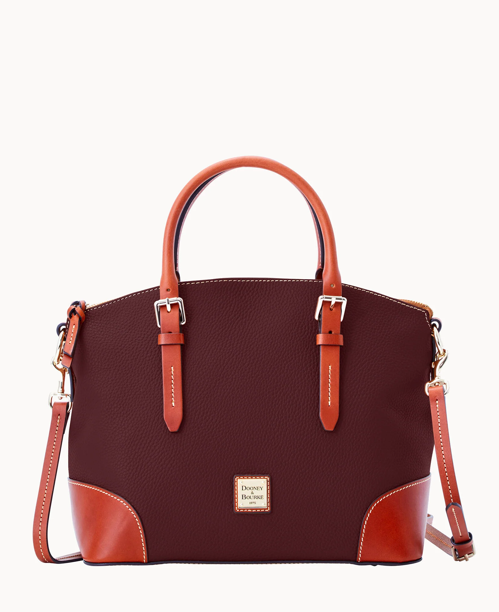 Pebble Grain Domed Satchel - Image 16
