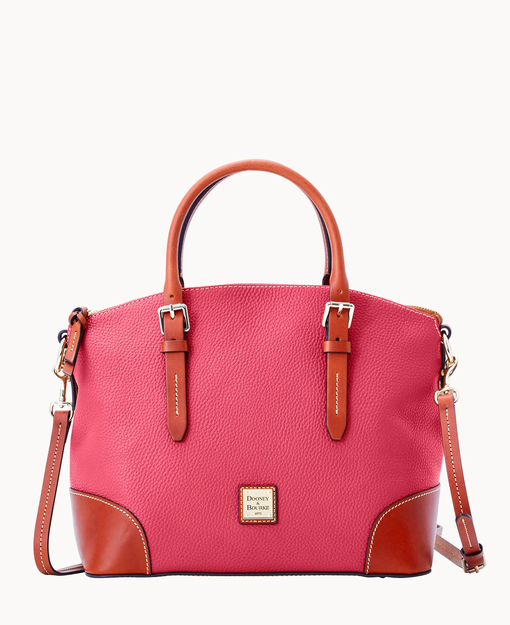 Pebble Grain Domed Satchel - Image 46