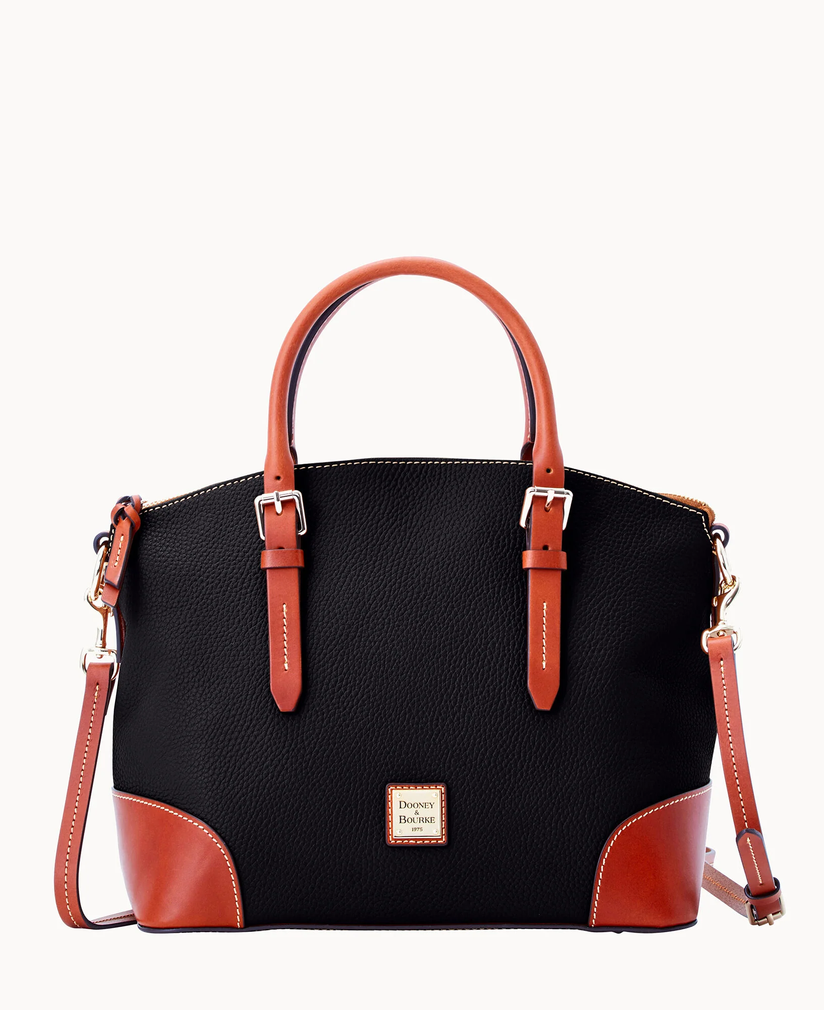 Pebble Grain Domed Satchel - Image 6
