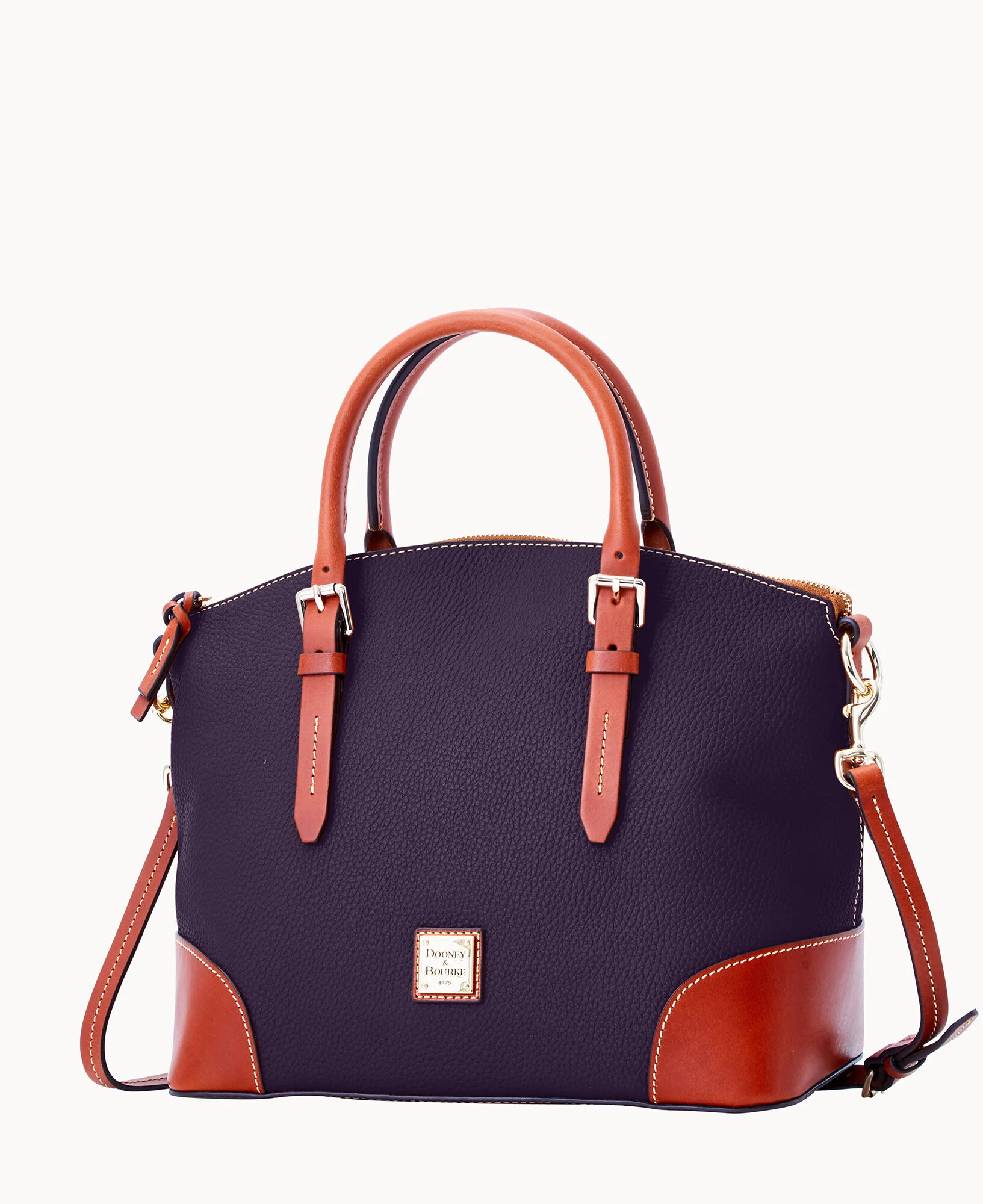 Pebble Grain Domed Satchel - Image 92