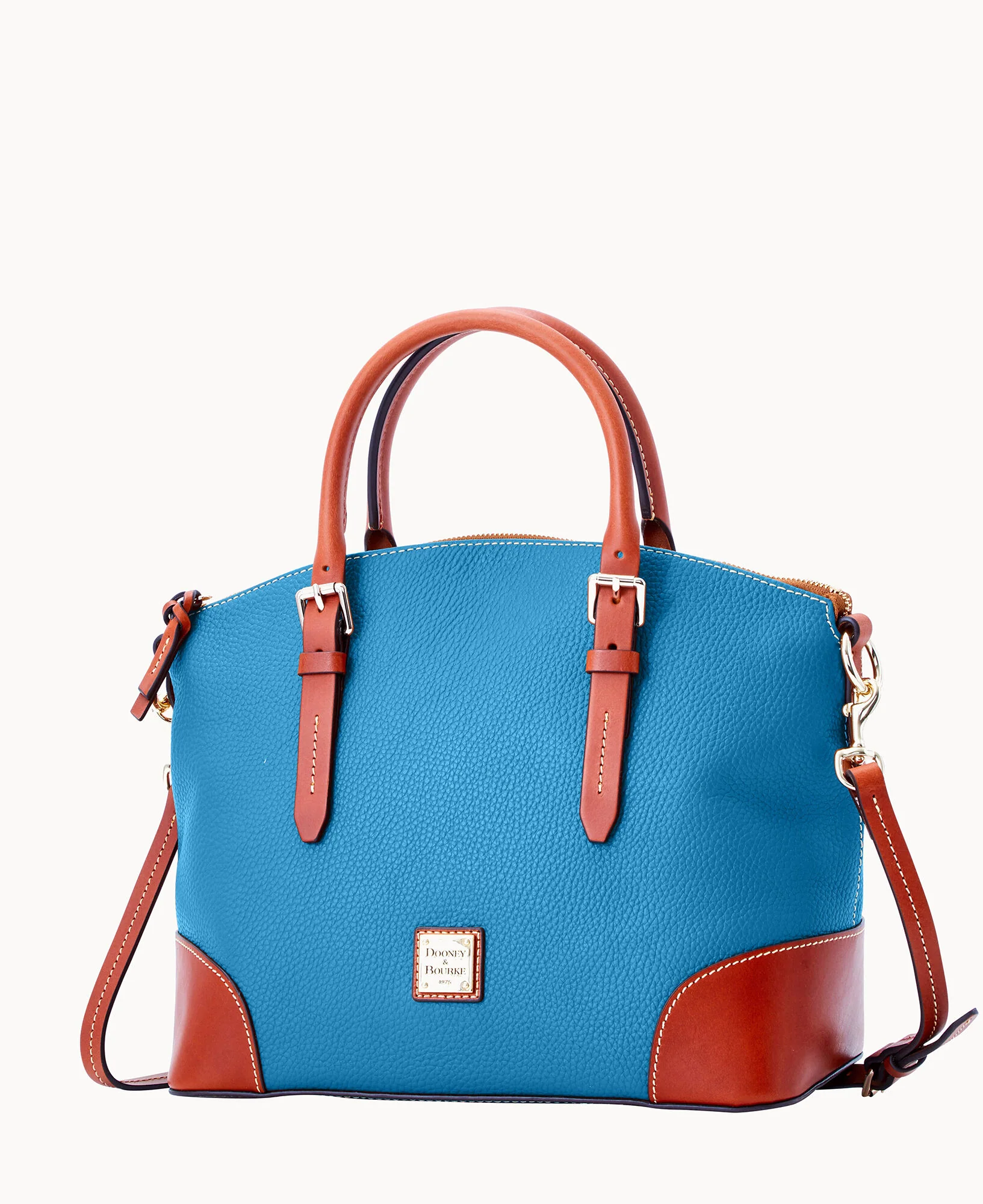 Pebble Grain Domed Satchel - Image 97