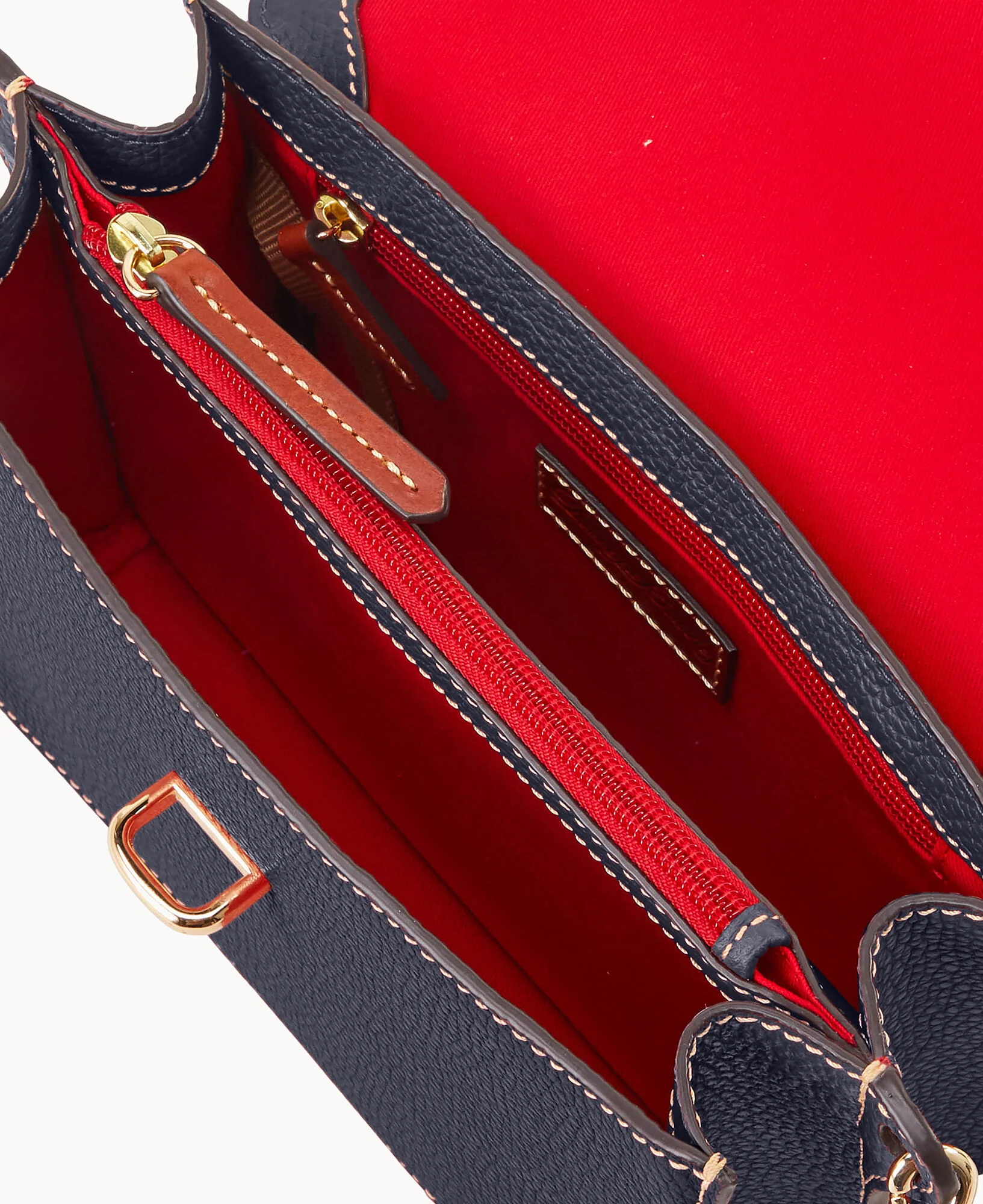 Pebble Grain Flap Crossbody - Image 15