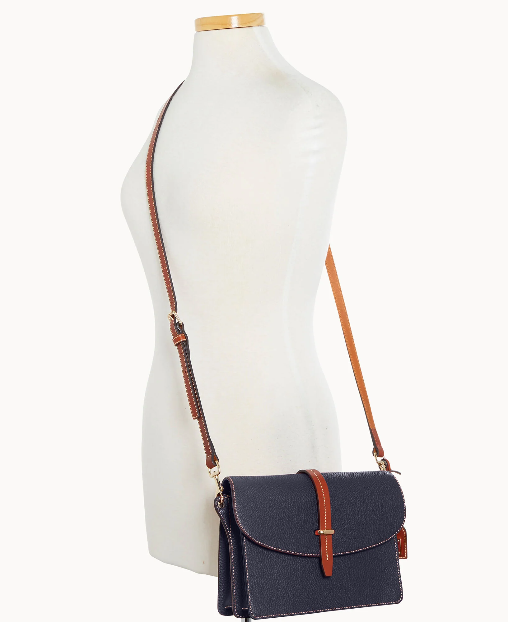 Pebble Grain Flap Crossbody - Image 16
