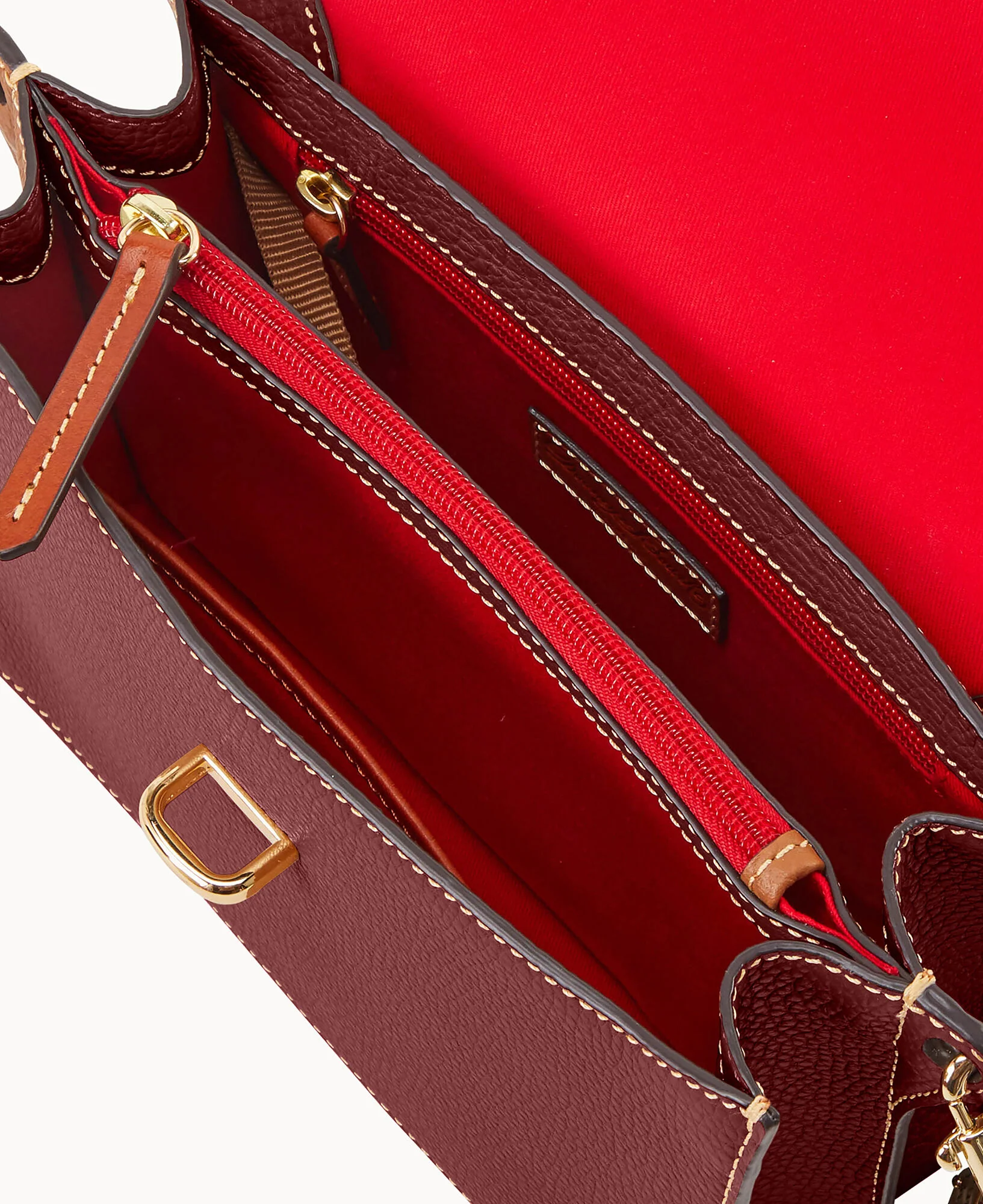 Pebble Grain Flap Crossbody - Image 35