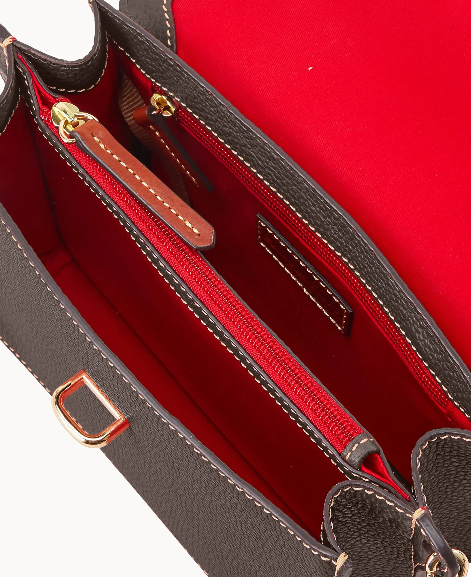 Pebble Grain Flap Crossbody - Image 7