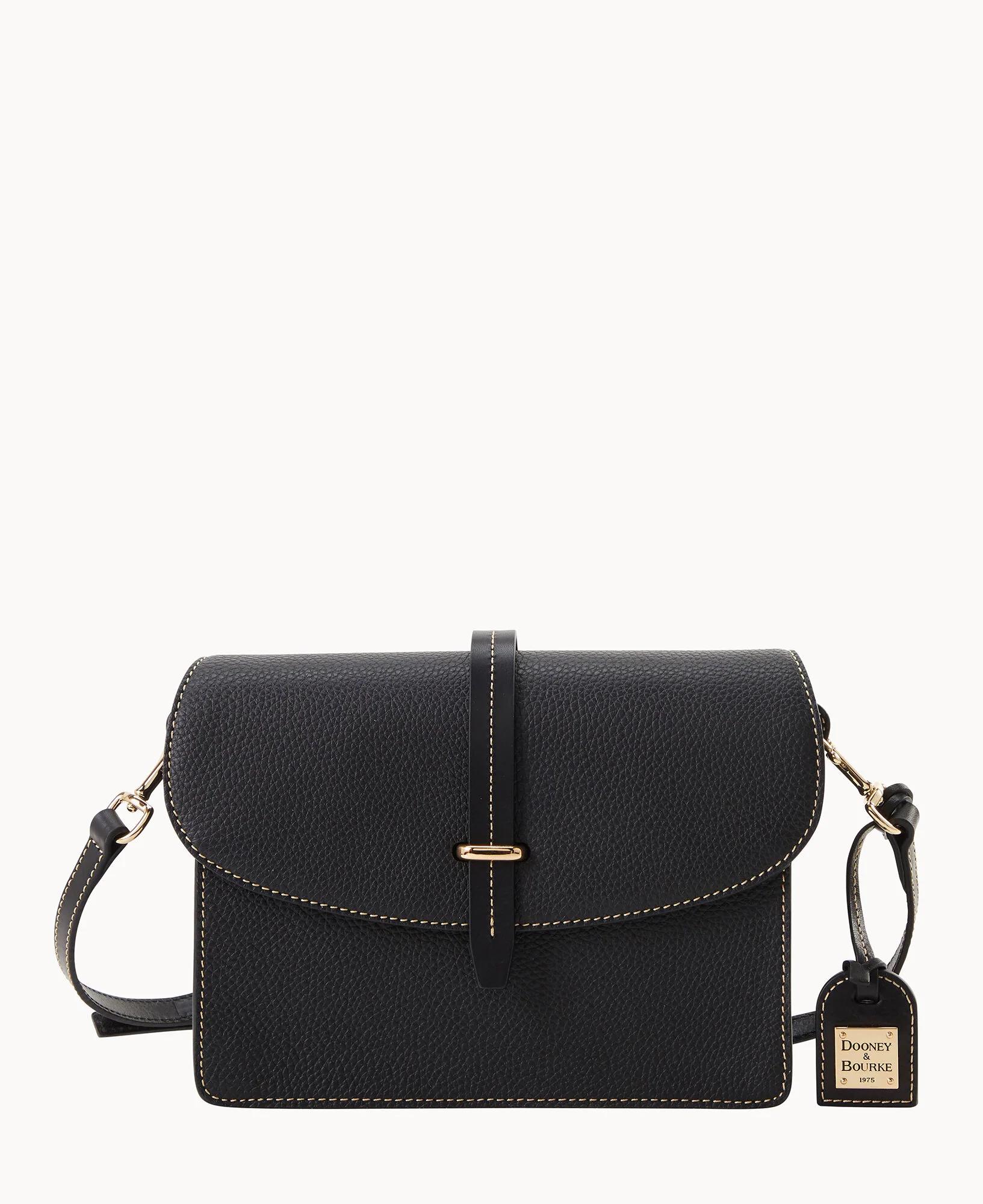 Pebble Grain Flap Crossbody - Image 9