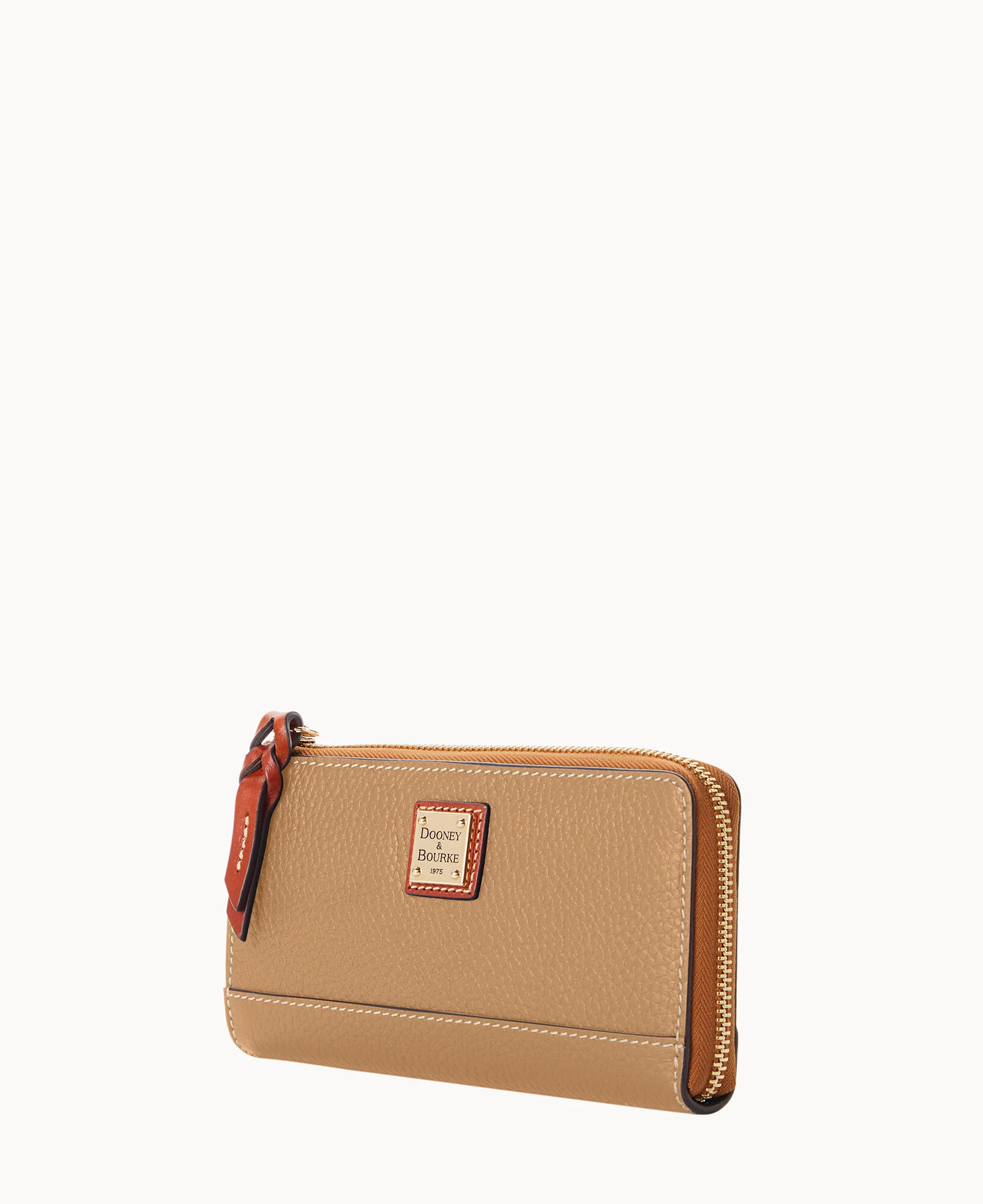Pebble Grain Folded Zip Wristlet - Image 53