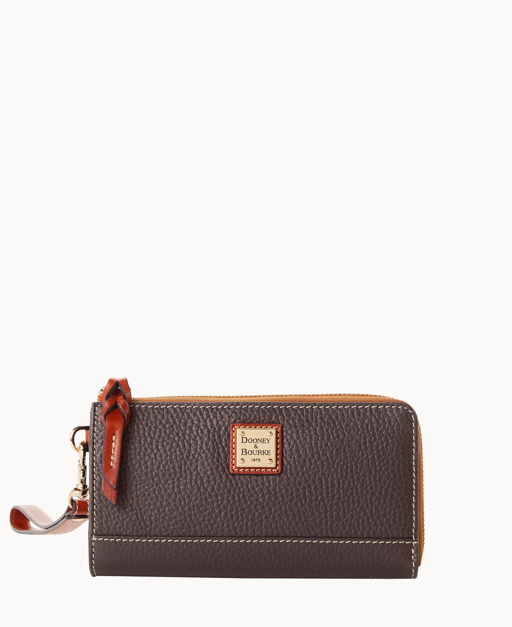Pebble Grain Folded Zip Wristlet - Image 55