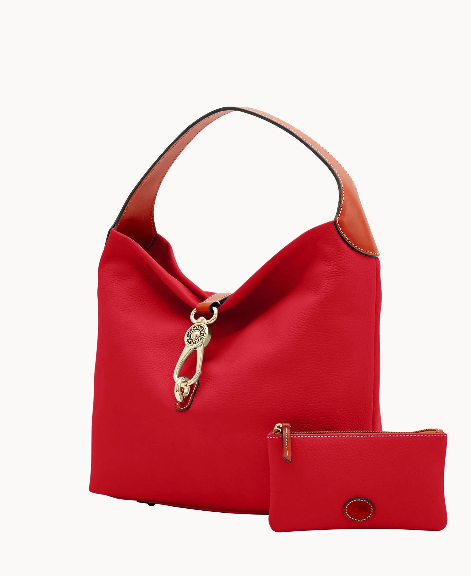 Pebble Grain Logo Lock Shoulder Bag - Image 50