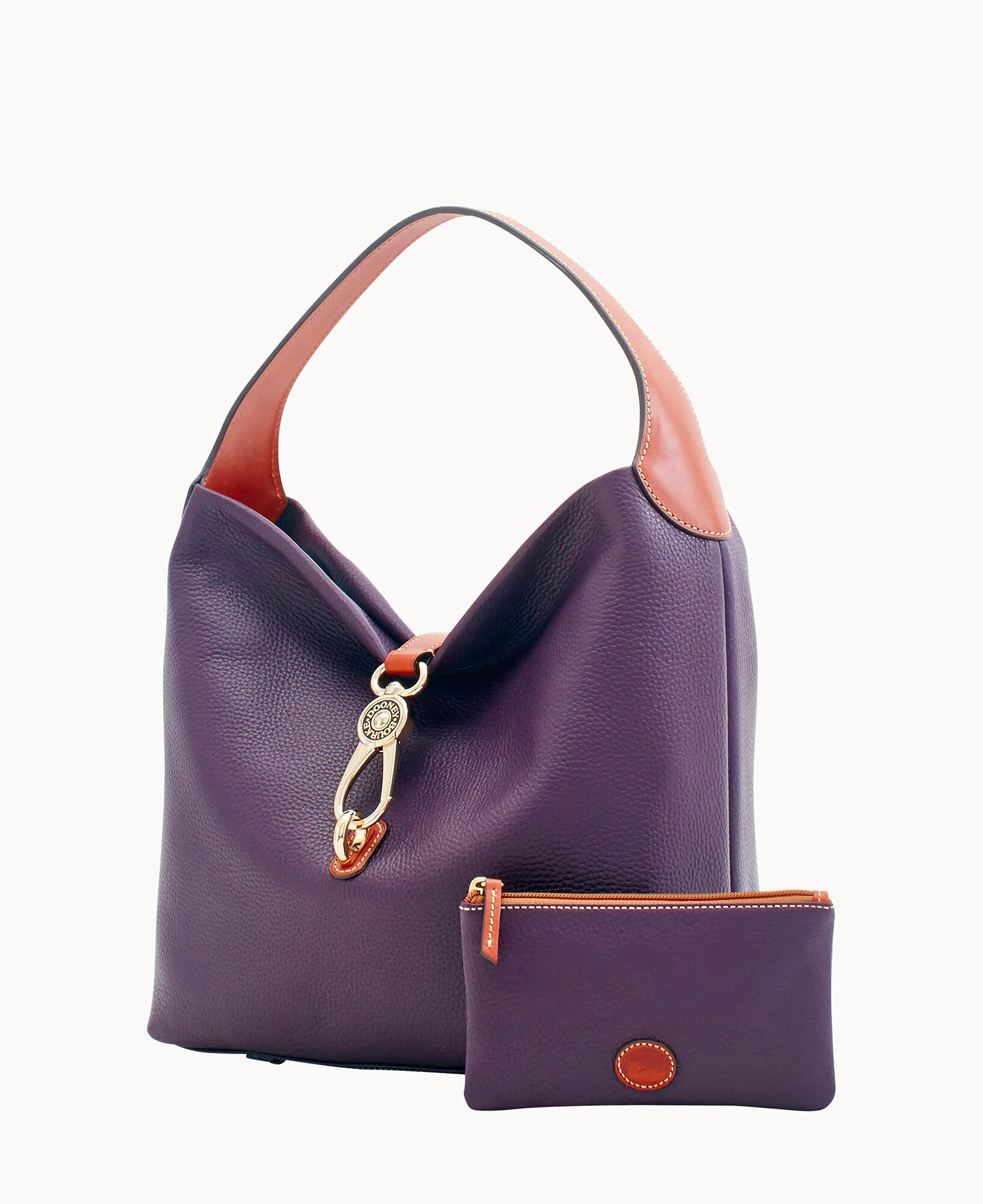 Pebble Grain Logo Lock Shoulder Bag - Image 57