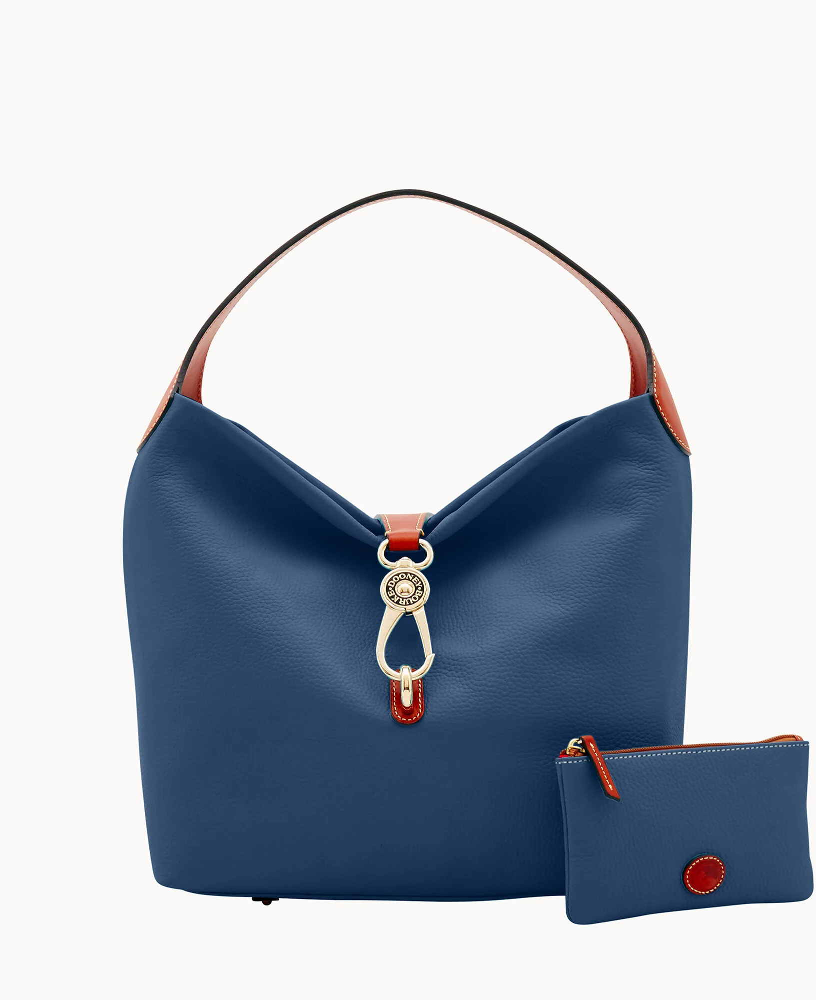 Pebble Grain Logo Lock Shoulder Bag - Image 63