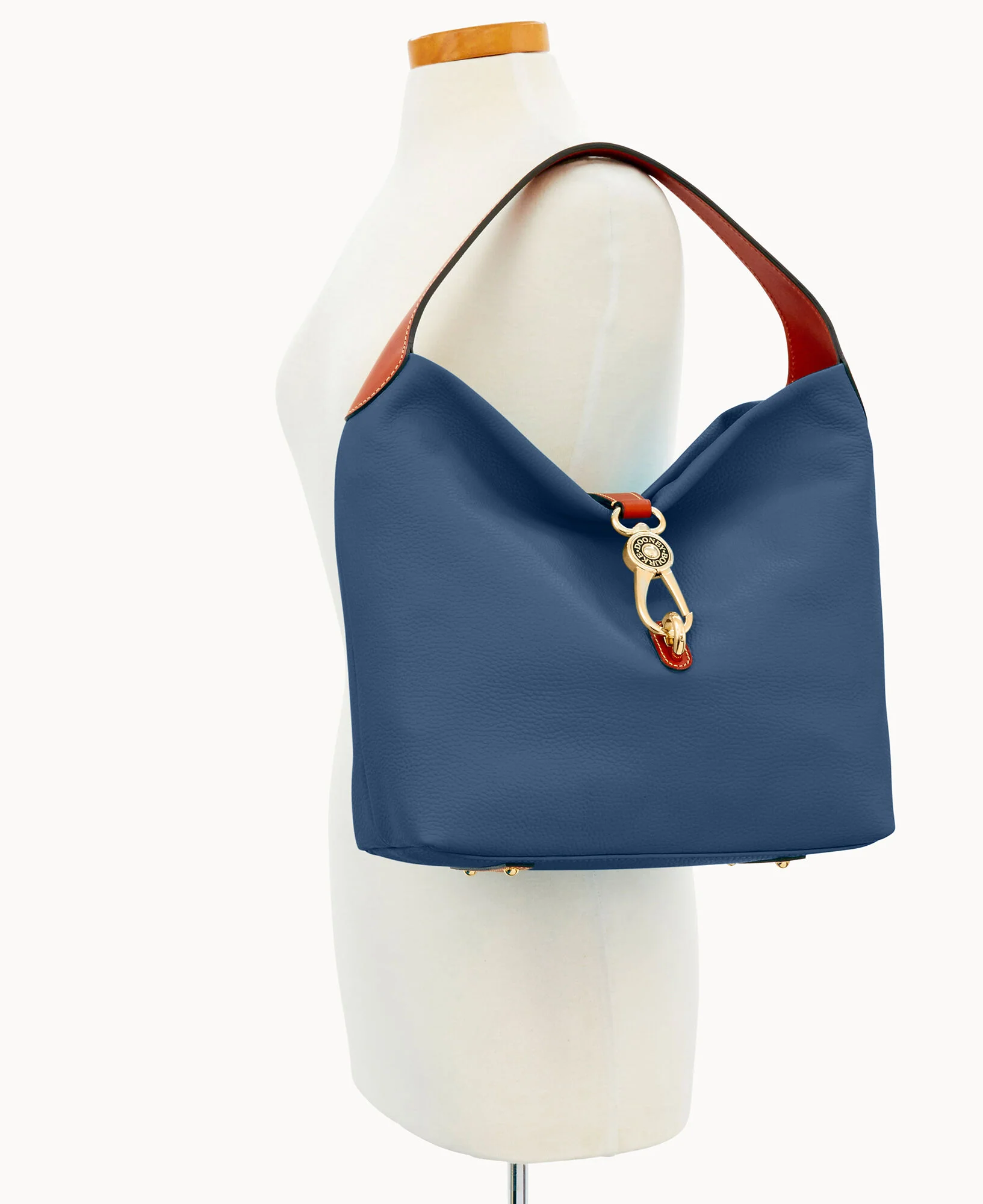 Pebble Grain Logo Lock Shoulder Bag - Image 66