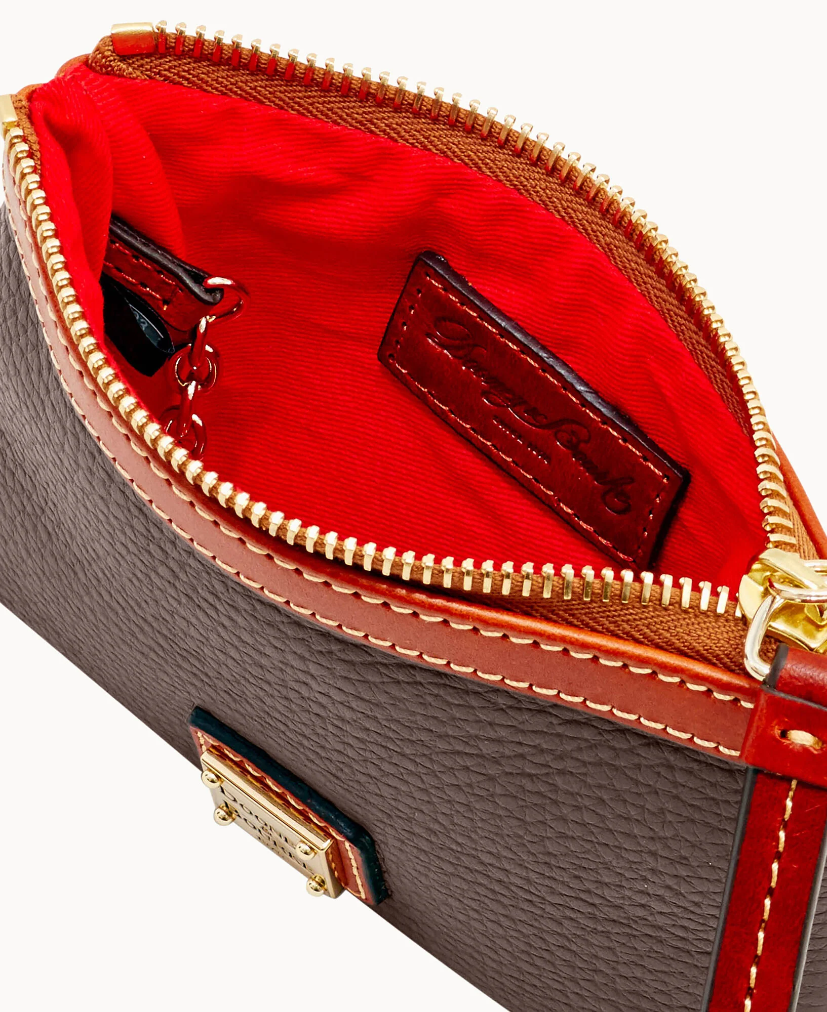 Pebble Grain Medium Wristlet - Image 15