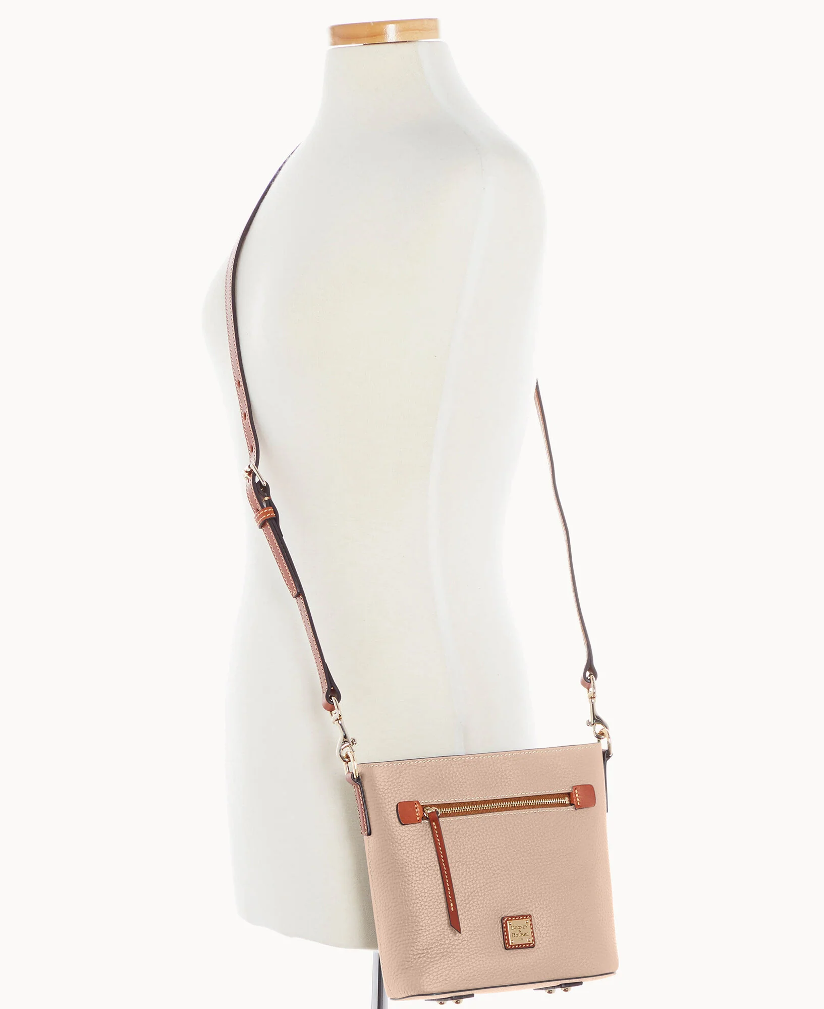 Pebble Grain Small Zip Crossbody - Image 18
