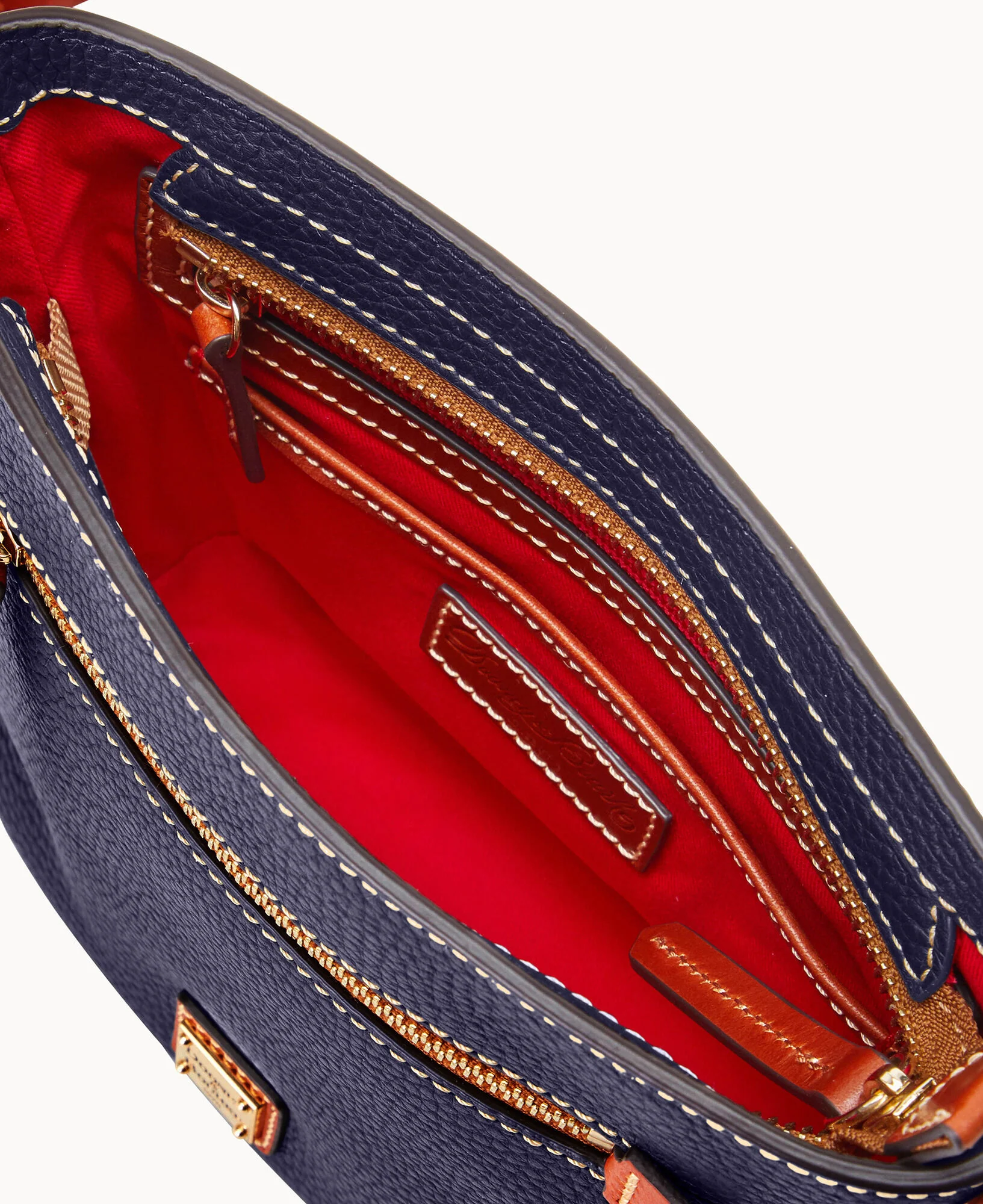 Pebble Grain Small Zip Crossbody - Image 21