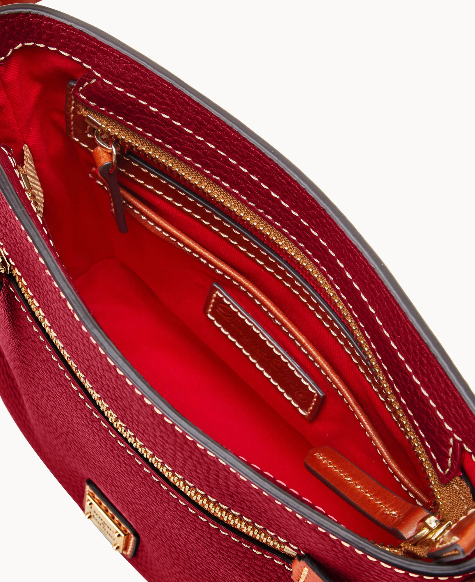 Pebble Grain Small Zip Crossbody - Image 28