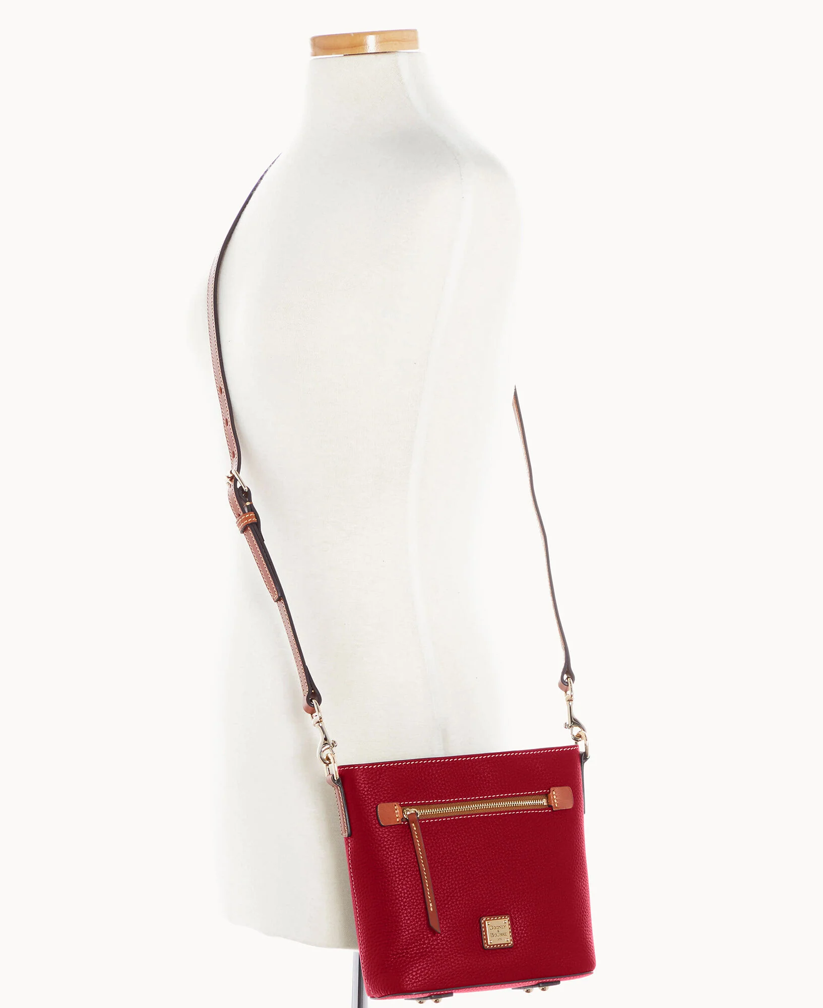 Pebble Grain Small Zip Crossbody - Image 29