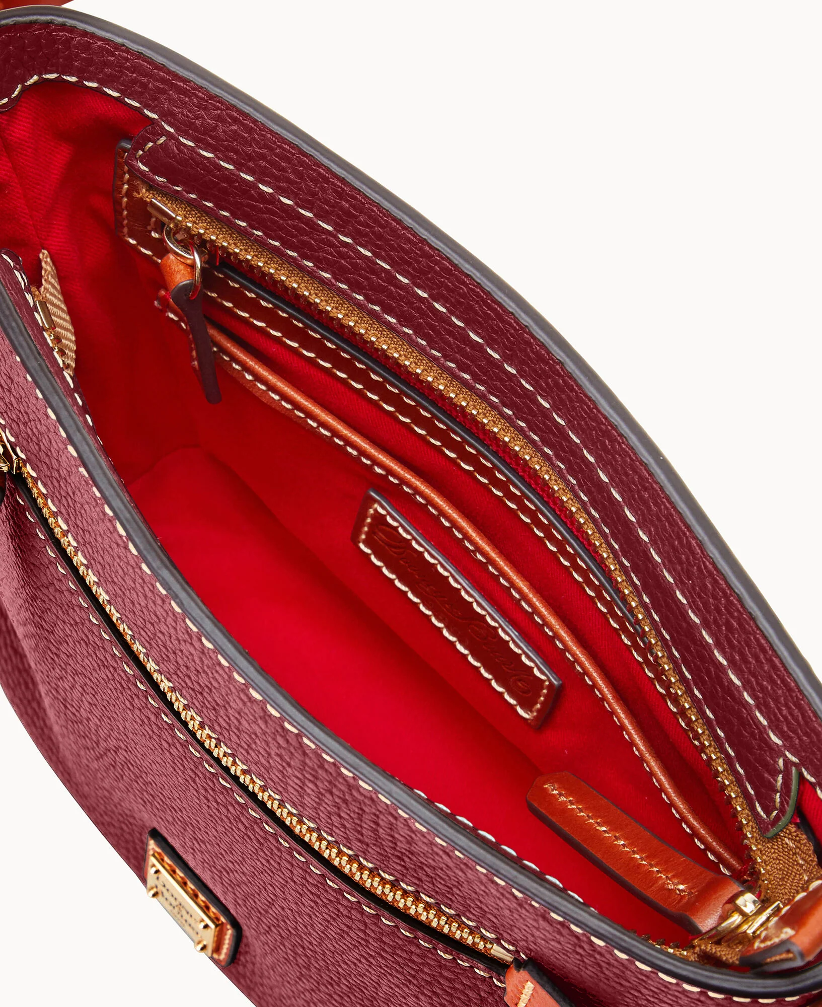Pebble Grain Small Zip Crossbody - Image 34