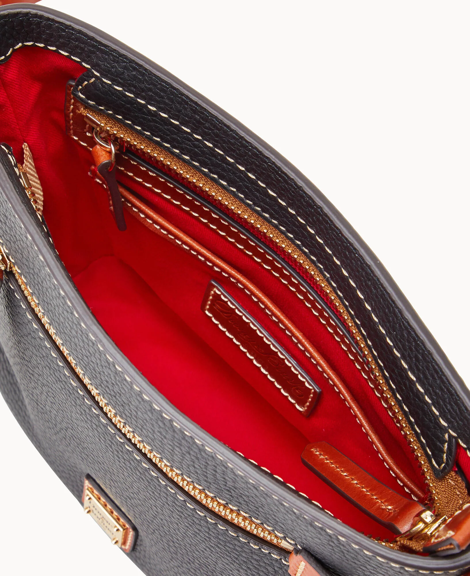 Pebble Grain Small Zip Crossbody - Image 41