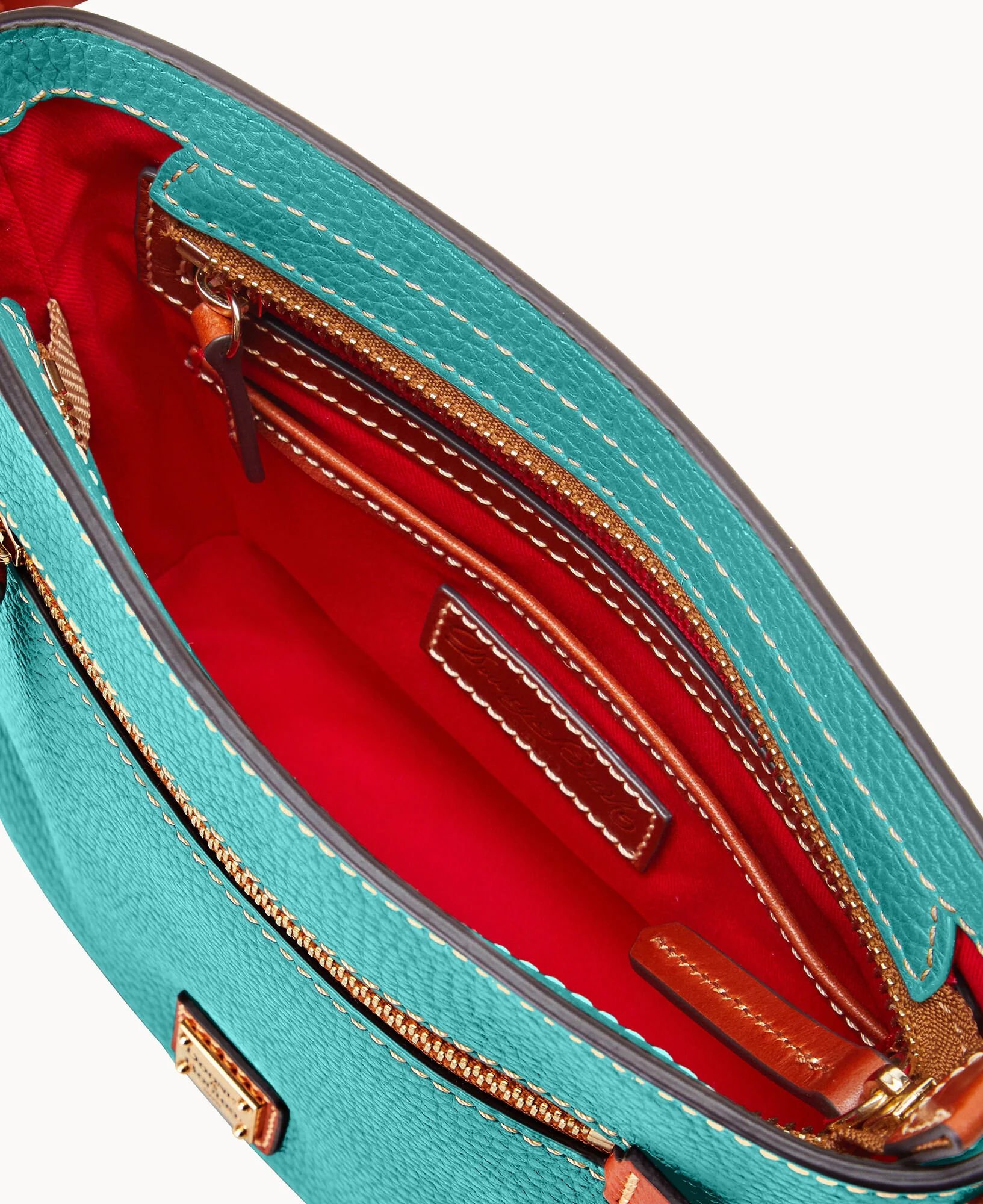 Pebble Grain Small Zip Crossbody - Image 45