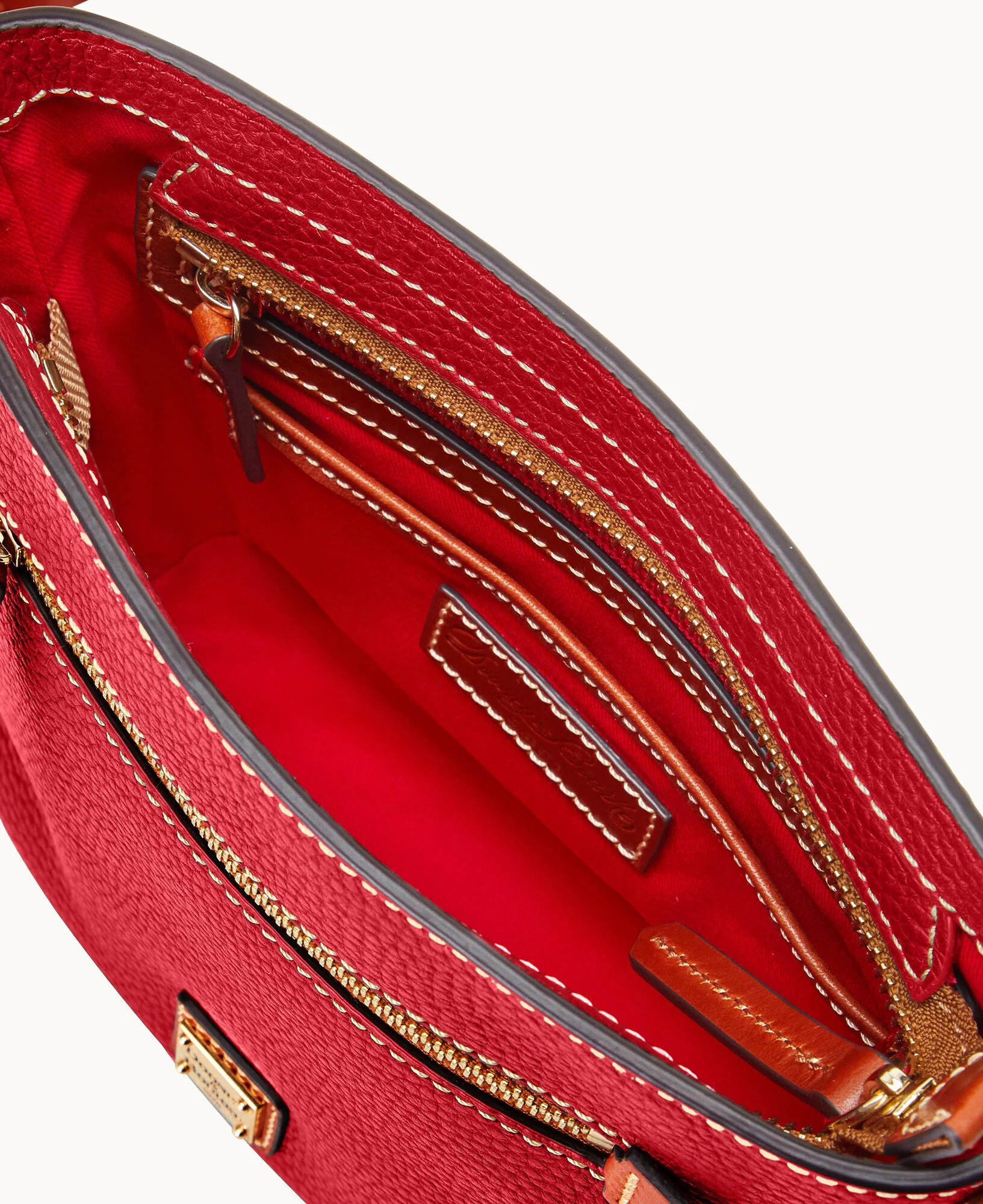 Pebble Grain Small Zip Crossbody - Image 49