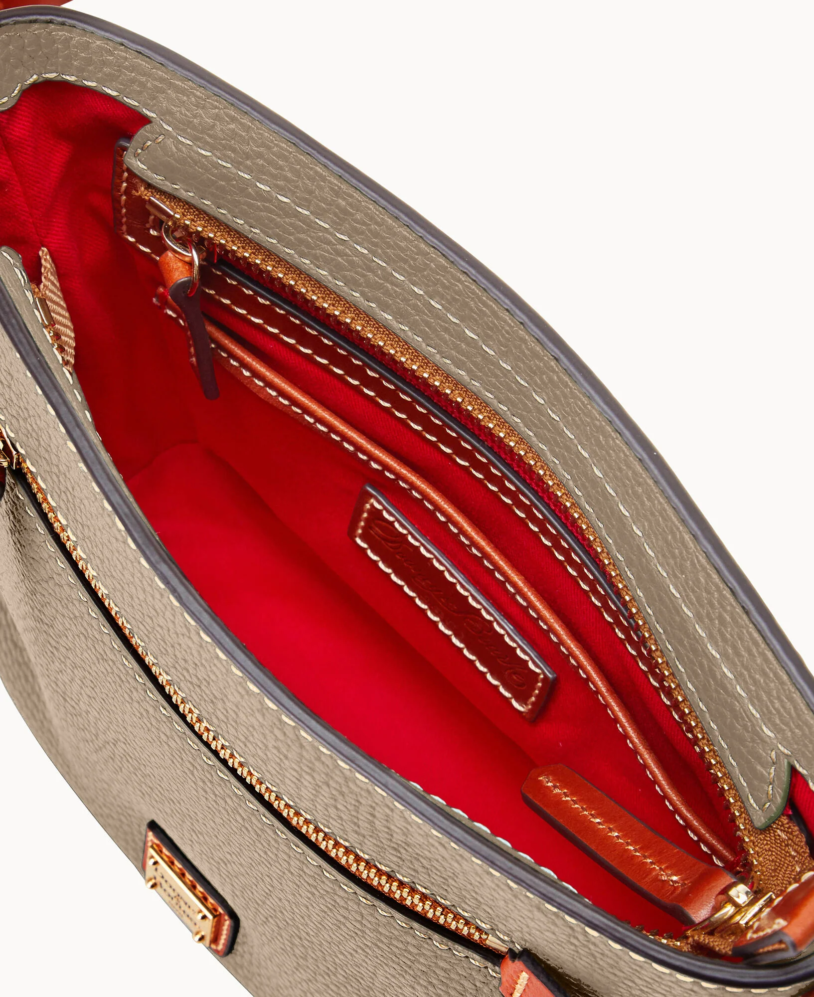 Pebble Grain Small Zip Crossbody - Image 5