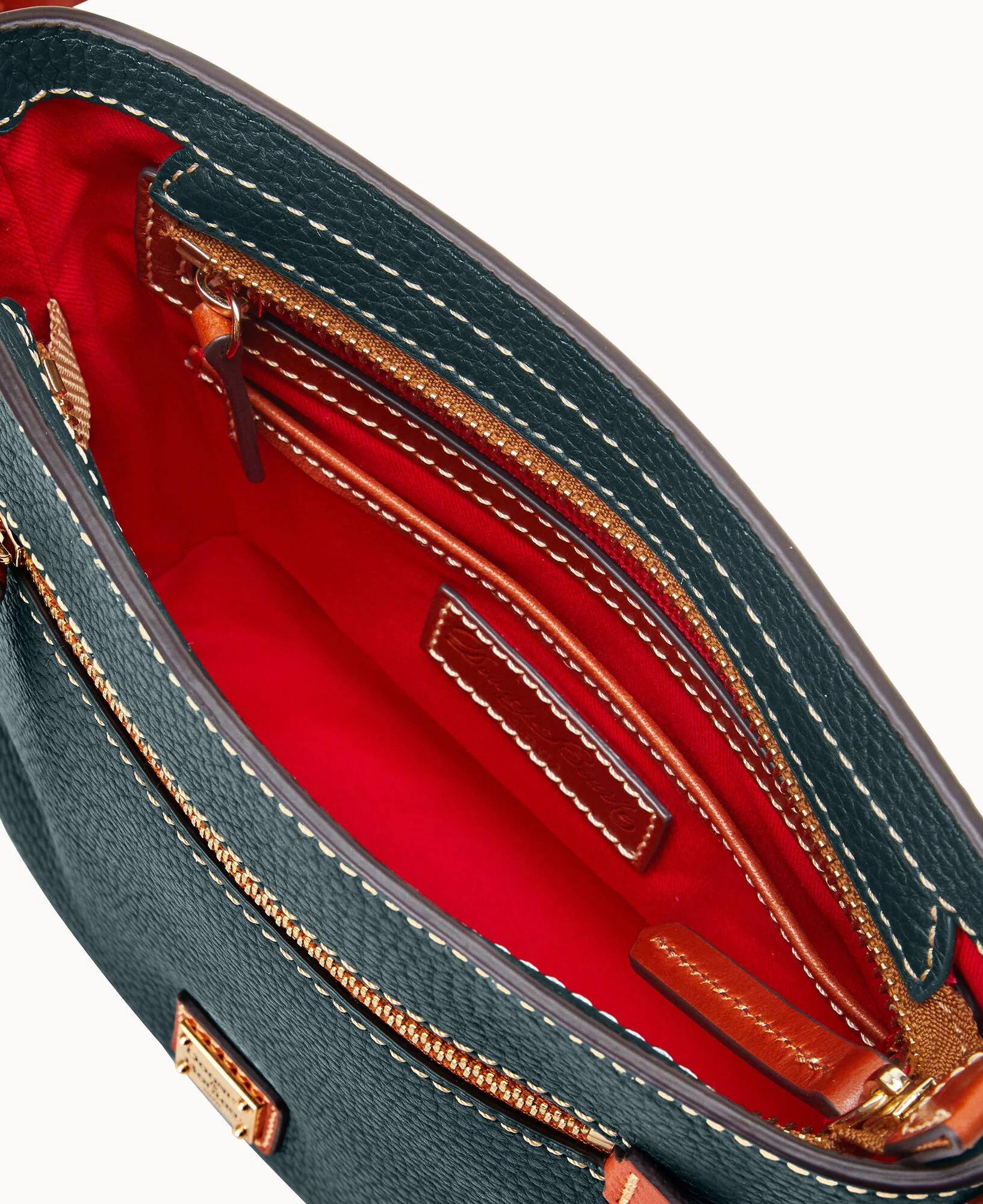 Pebble Grain Small Zip Crossbody - Image 56