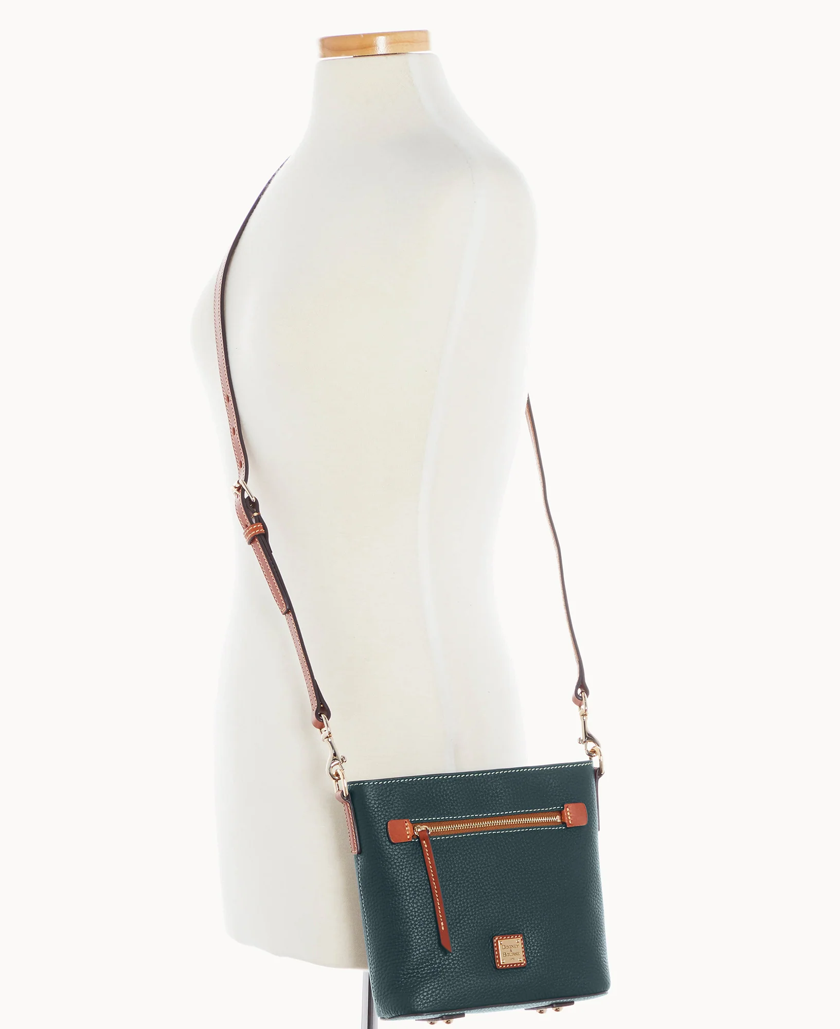 Pebble Grain Small Zip Crossbody - Image 57