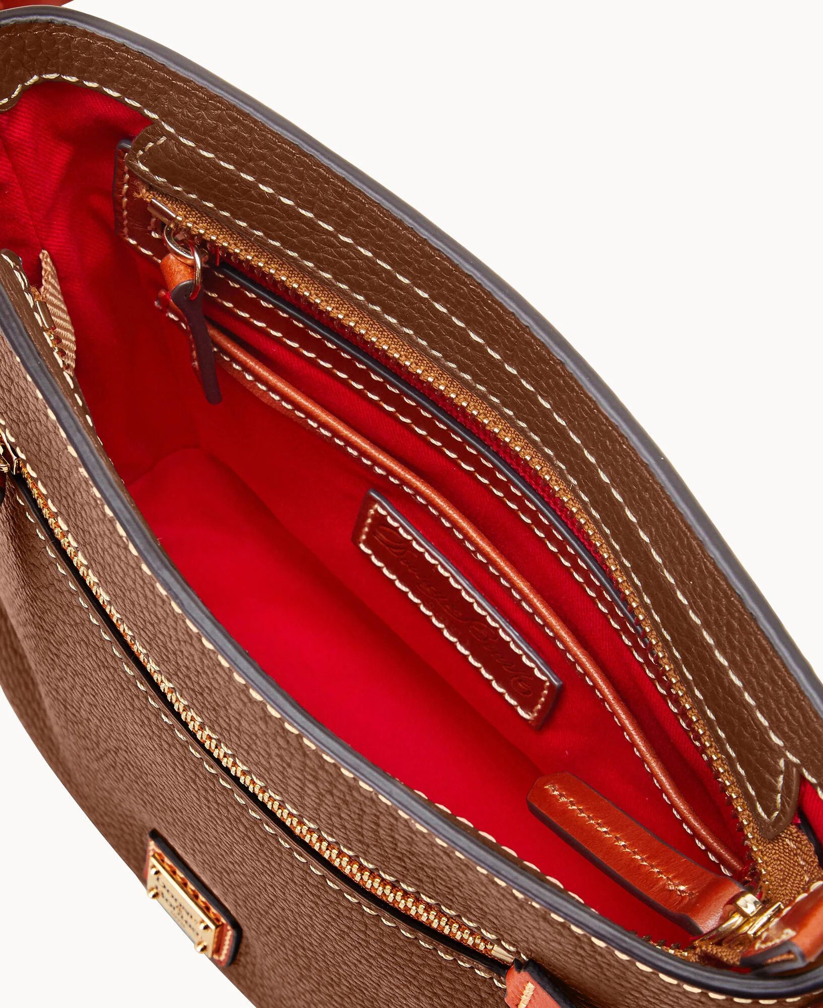 Pebble Grain Small Zip Crossbody - Image 60