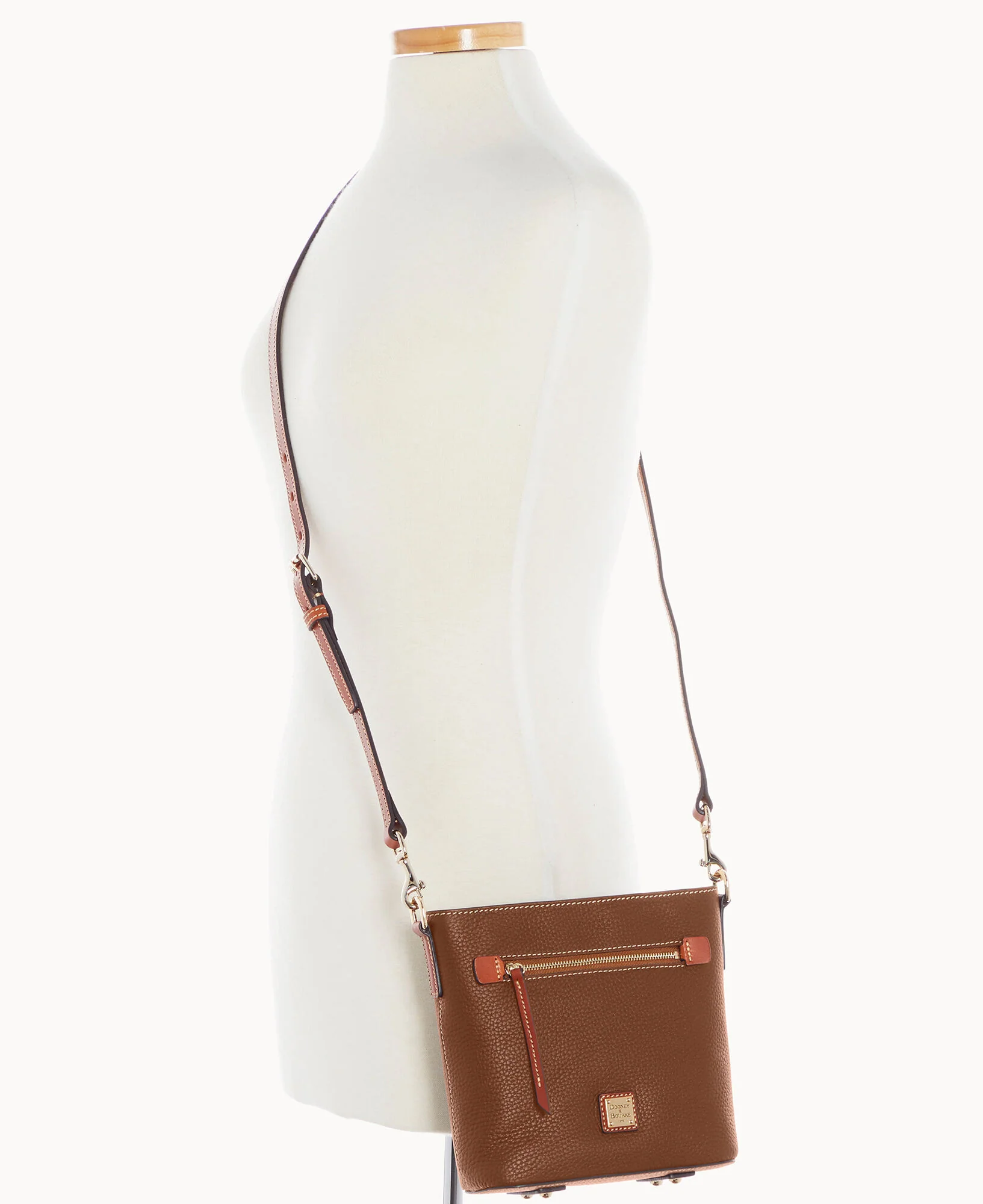 Pebble Grain Small Zip Crossbody - Image 61