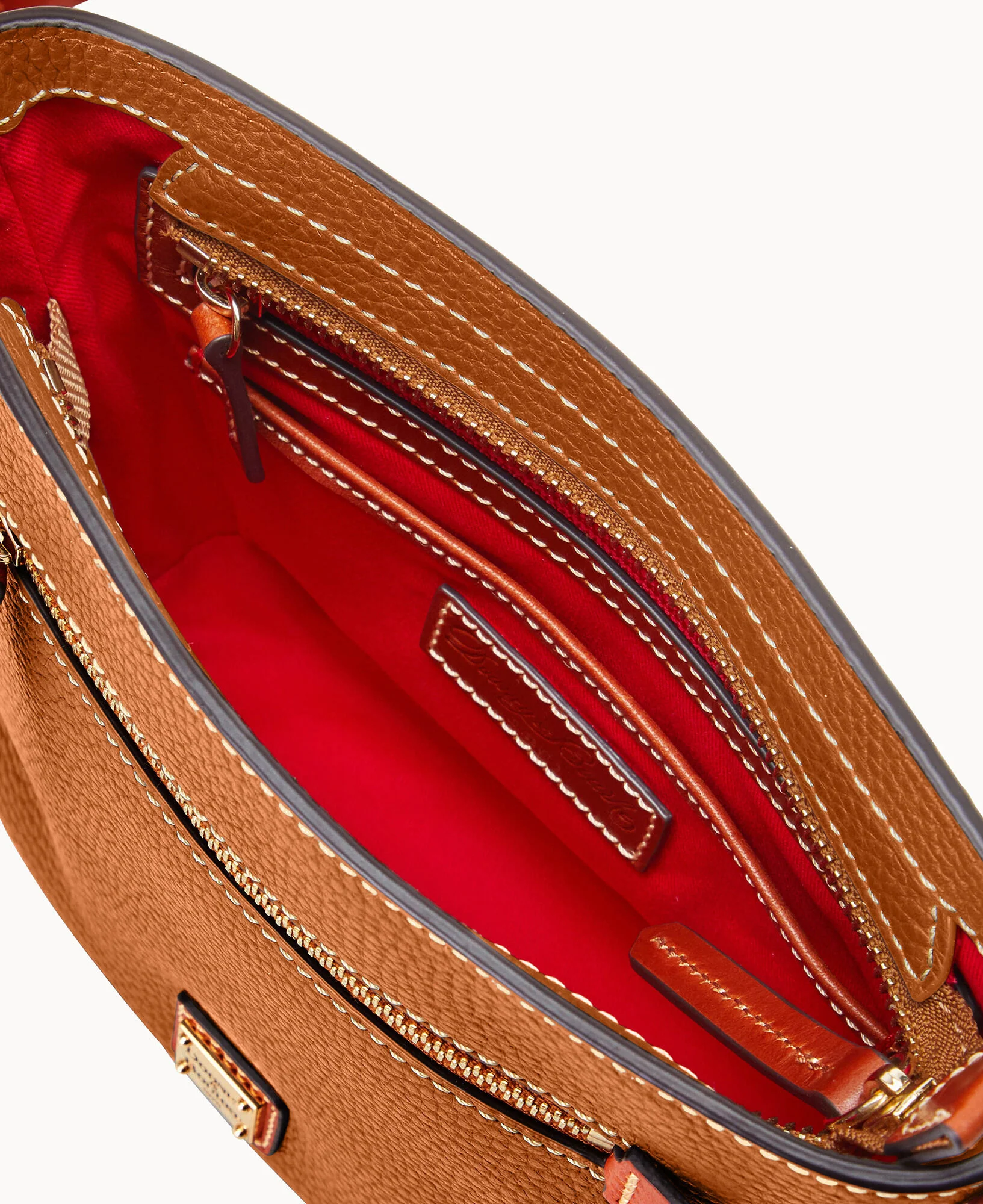 Pebble Grain Small Zip Crossbody - Image 68