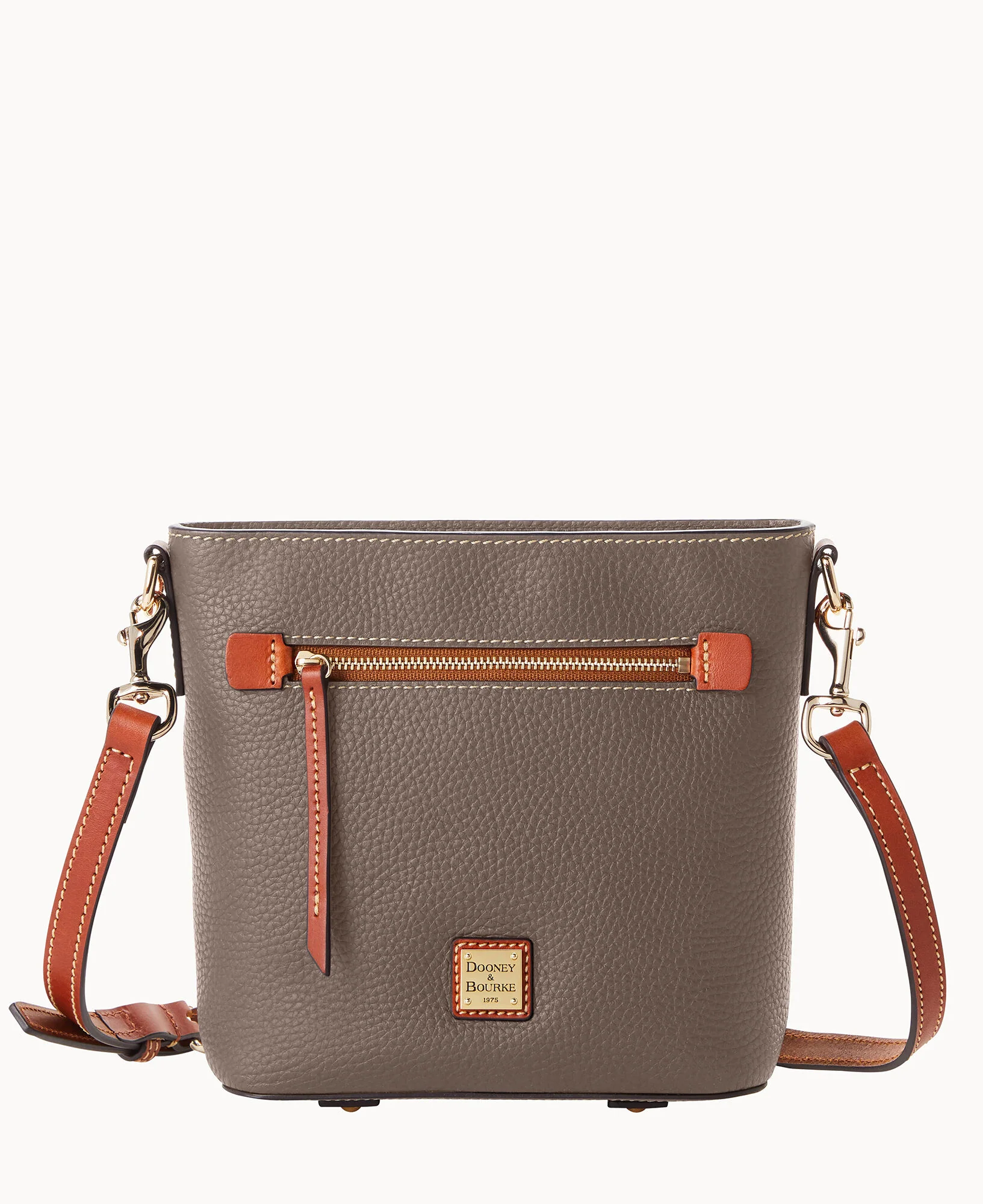 Pebble Grain Small Zip Crossbody - Image 7