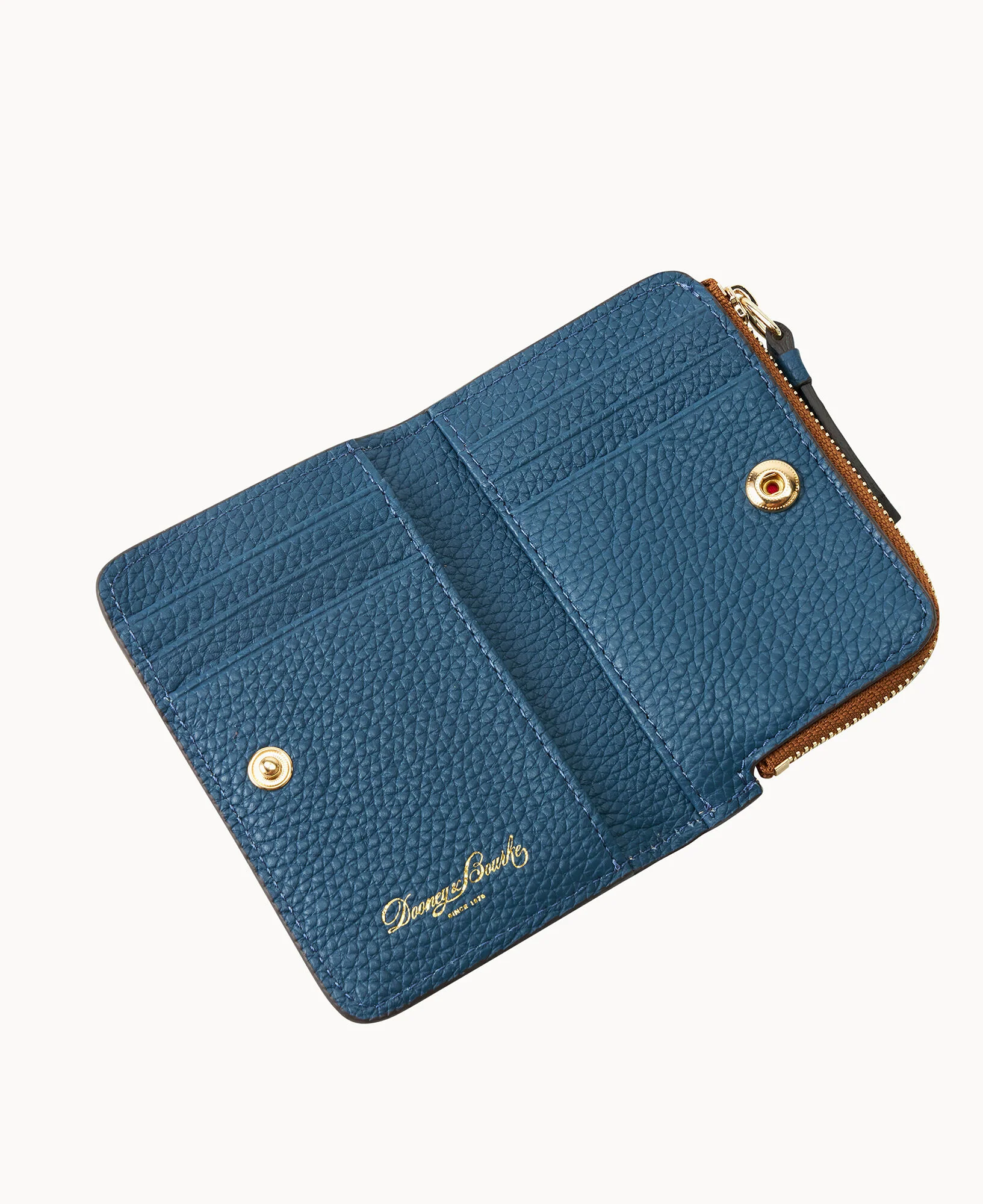 Pebble Grain Zip Credit Card Wallet 12 - Image 6